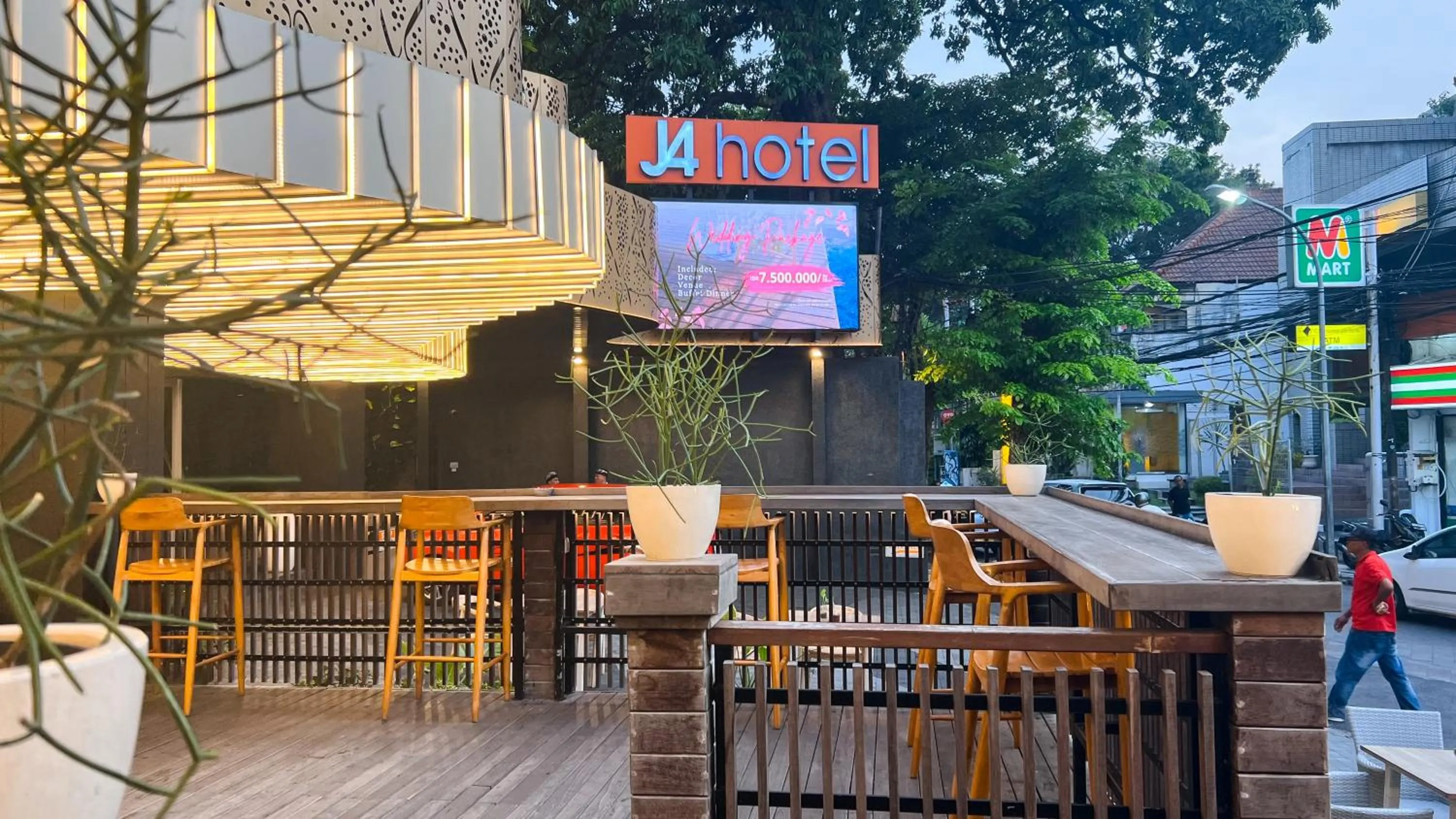 Property building in J4 Hotels Legian