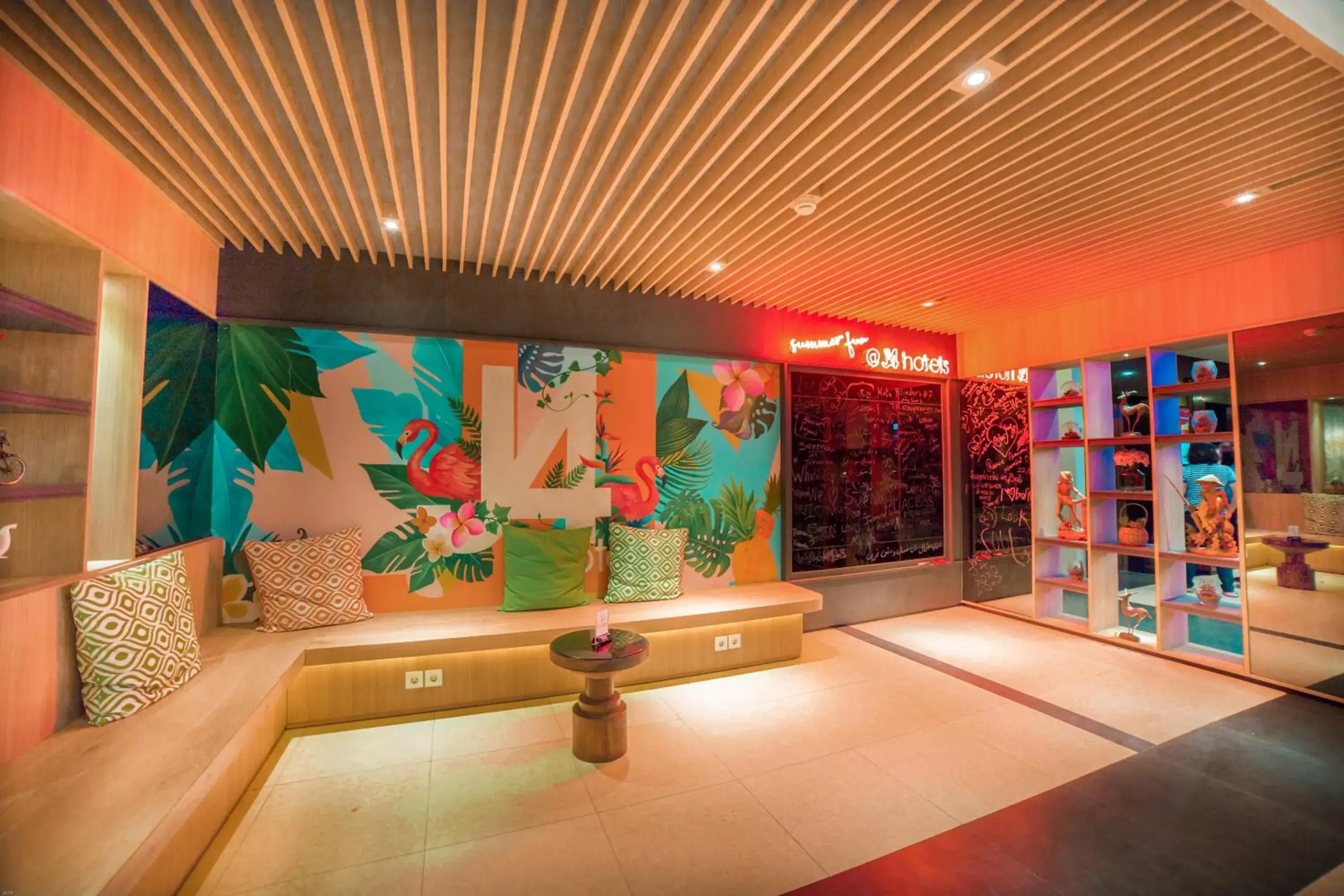 Lobby or reception in J4 Hotels Legian Lobby or reception in J4 Hotels Legian