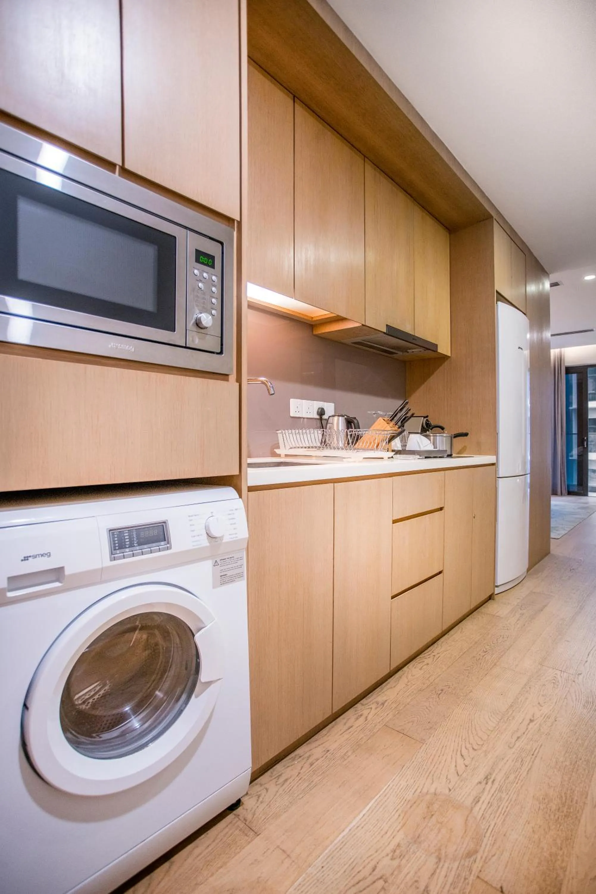 Coffee/tea facilities in 188 Suites with Washer and Bathtub near KLCC Kula Lumpur