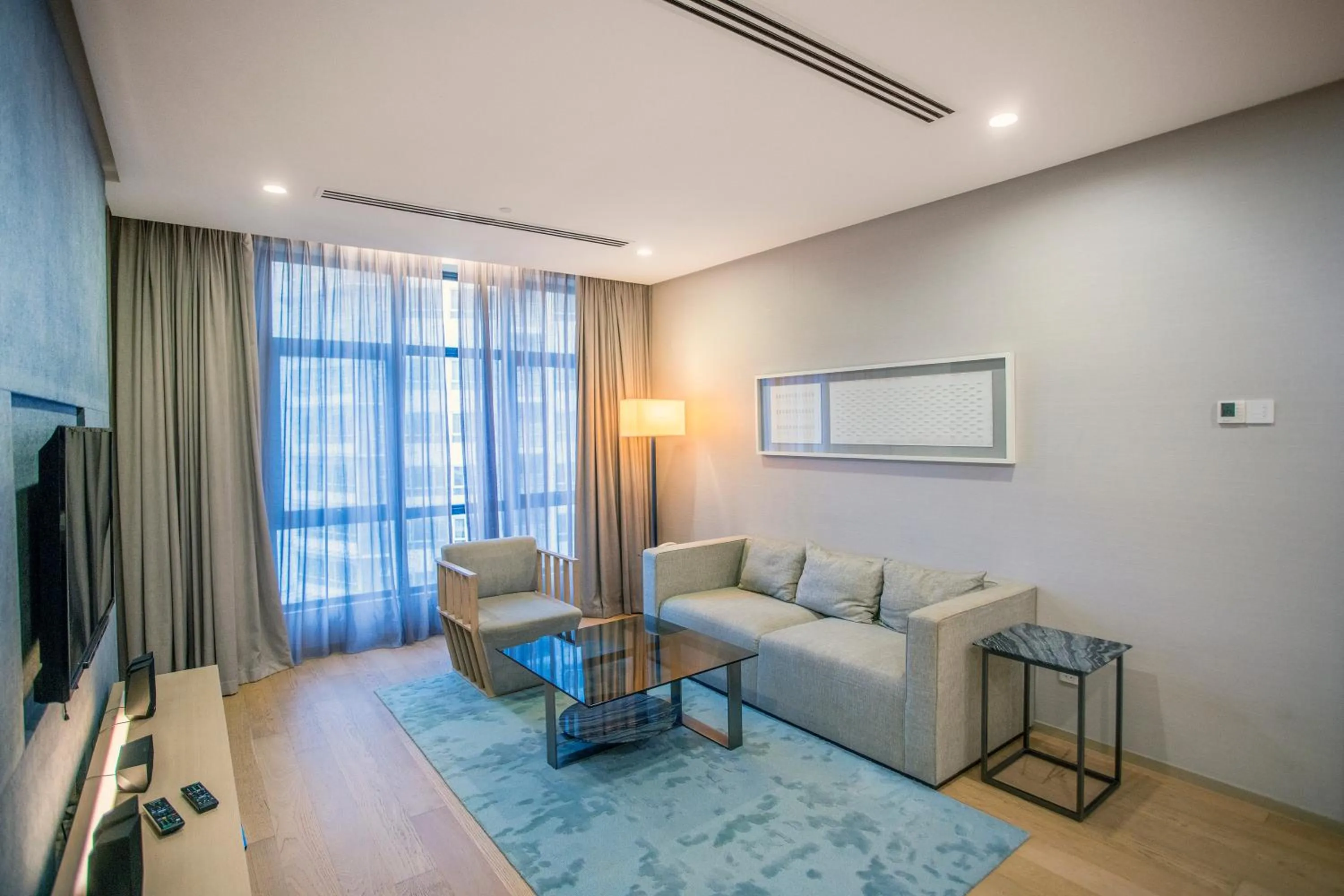 Living room in 188 Suites with Washer and Bathtub near KLCC Kula Lumpur