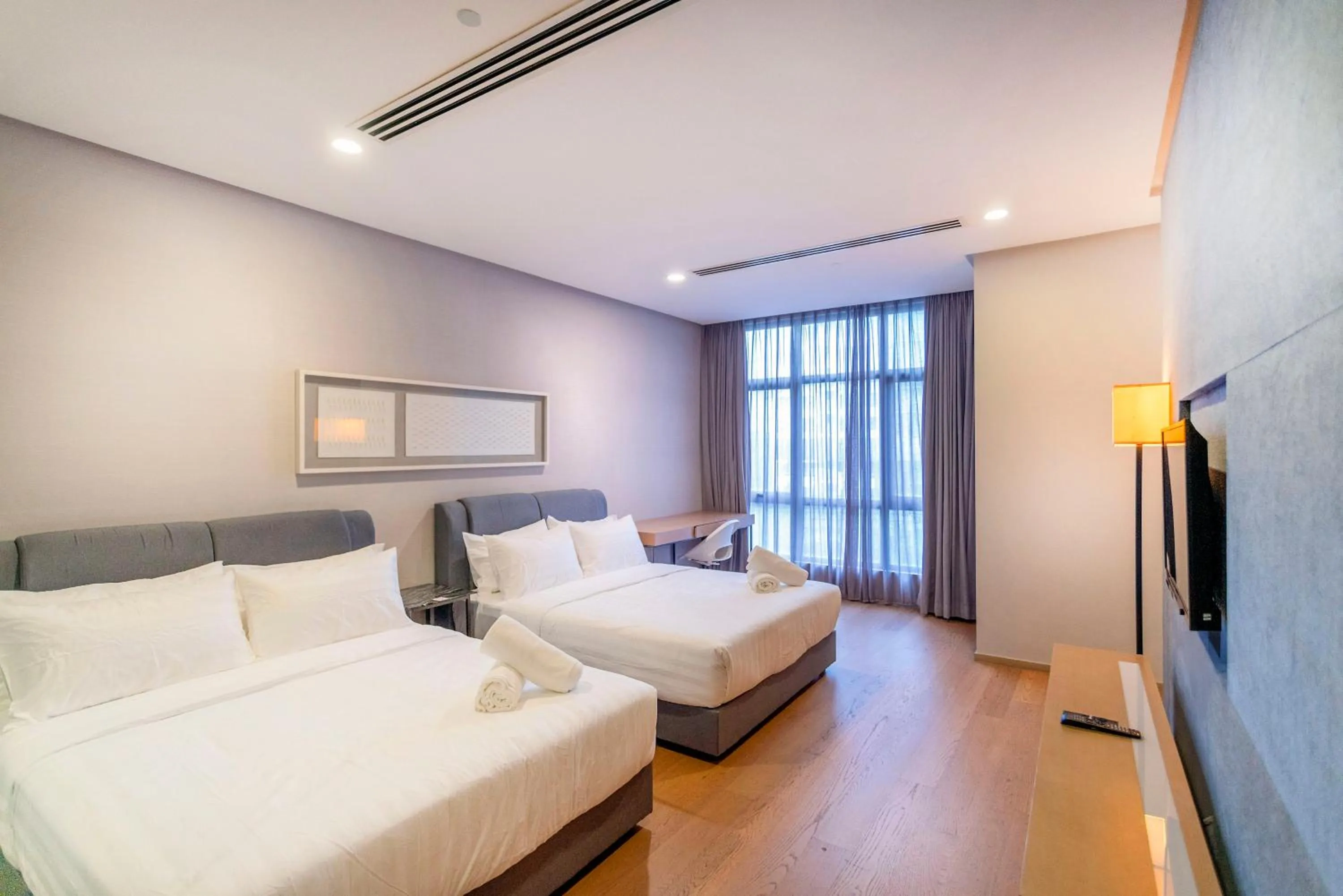 Bed in 188 Suites with Washer and Bathtub near KLCC Kula Lumpur
