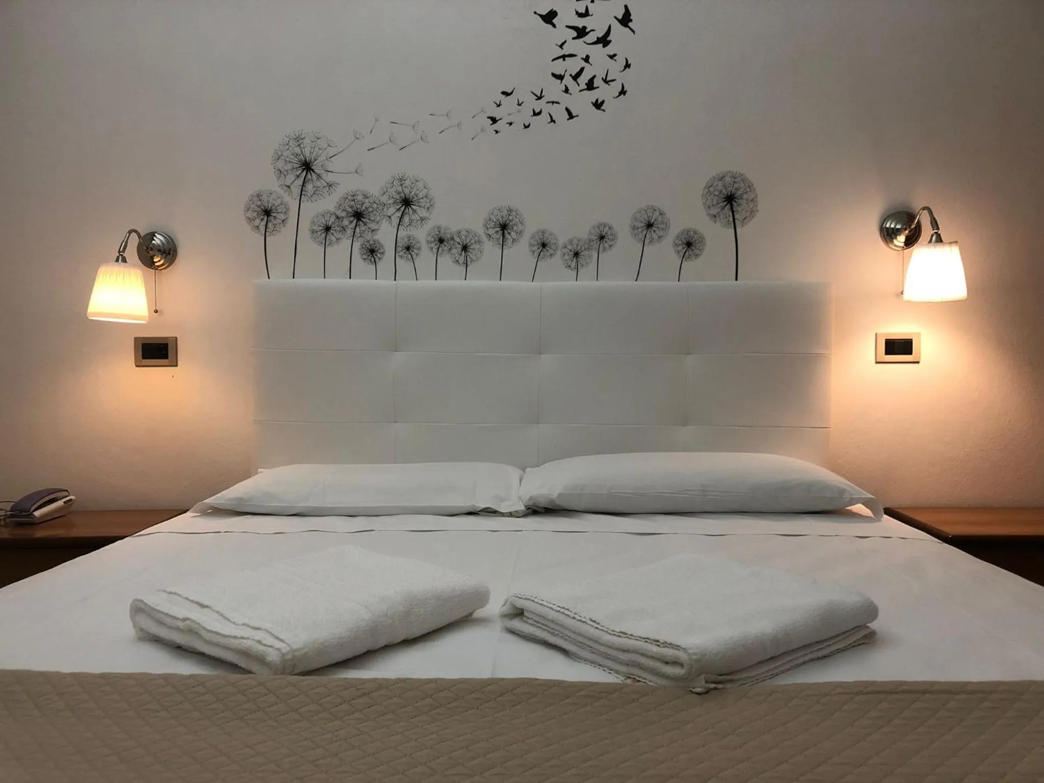 Bed in Hotel Francesco