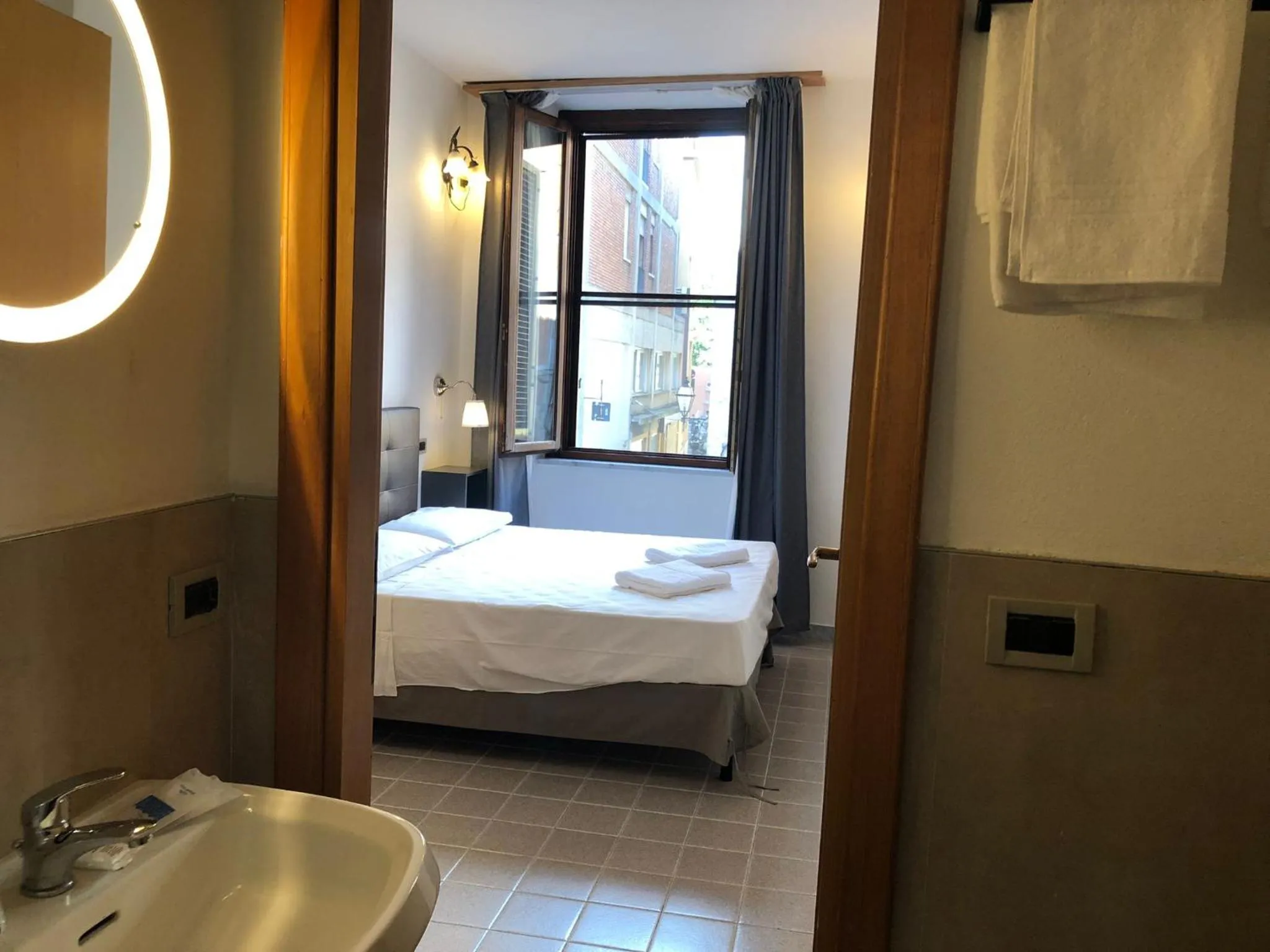 Bed in Hotel Francesco