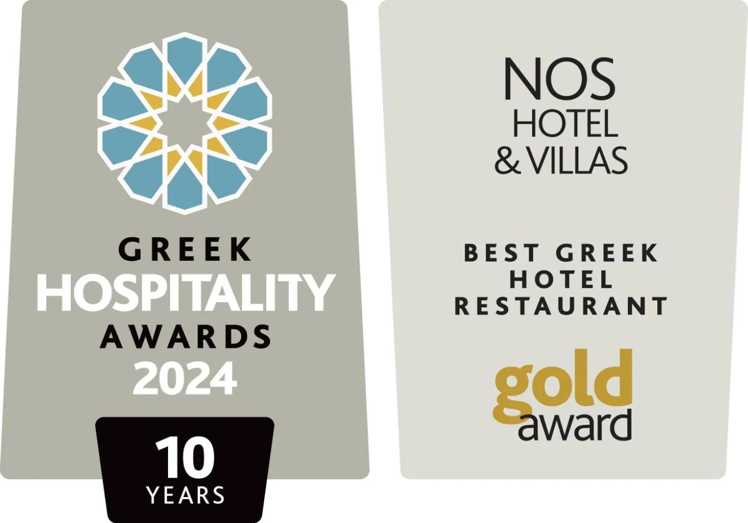 Certificate/Award in NOS Hotel & Villas