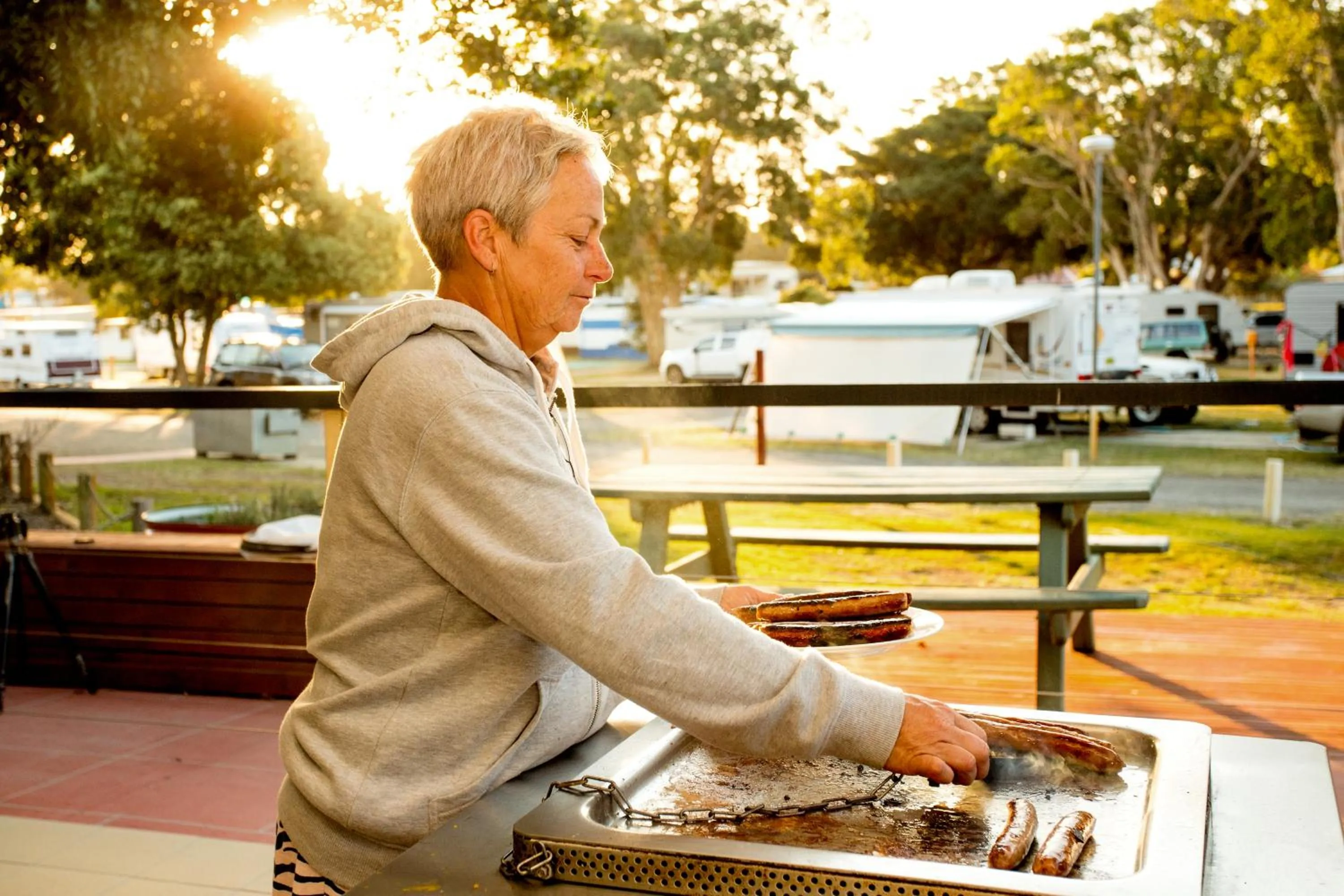 BBQ facilities in Discovery Parks - Harrington
