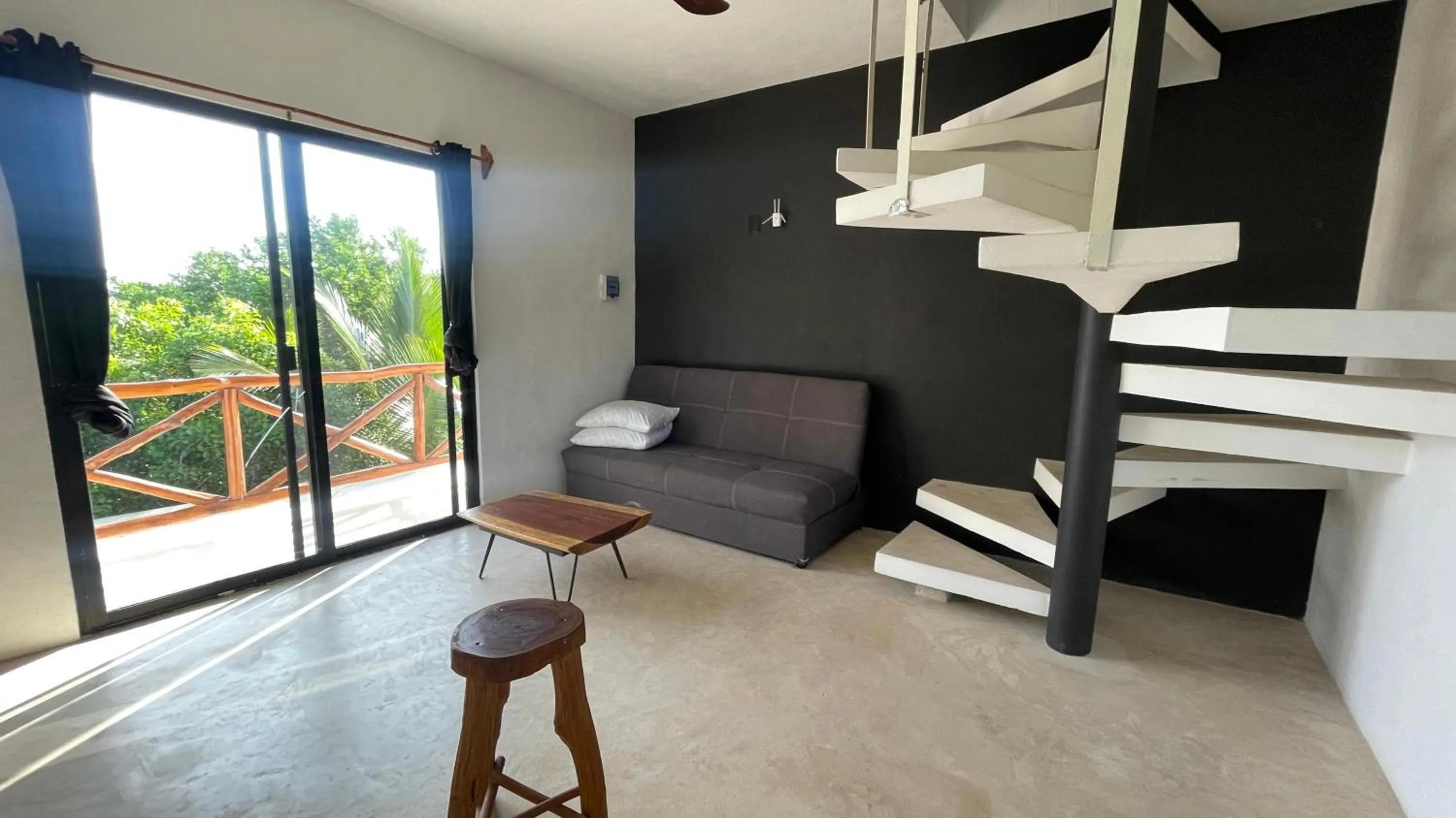 Living room in Casa Tekio Holbox By Kin Studios