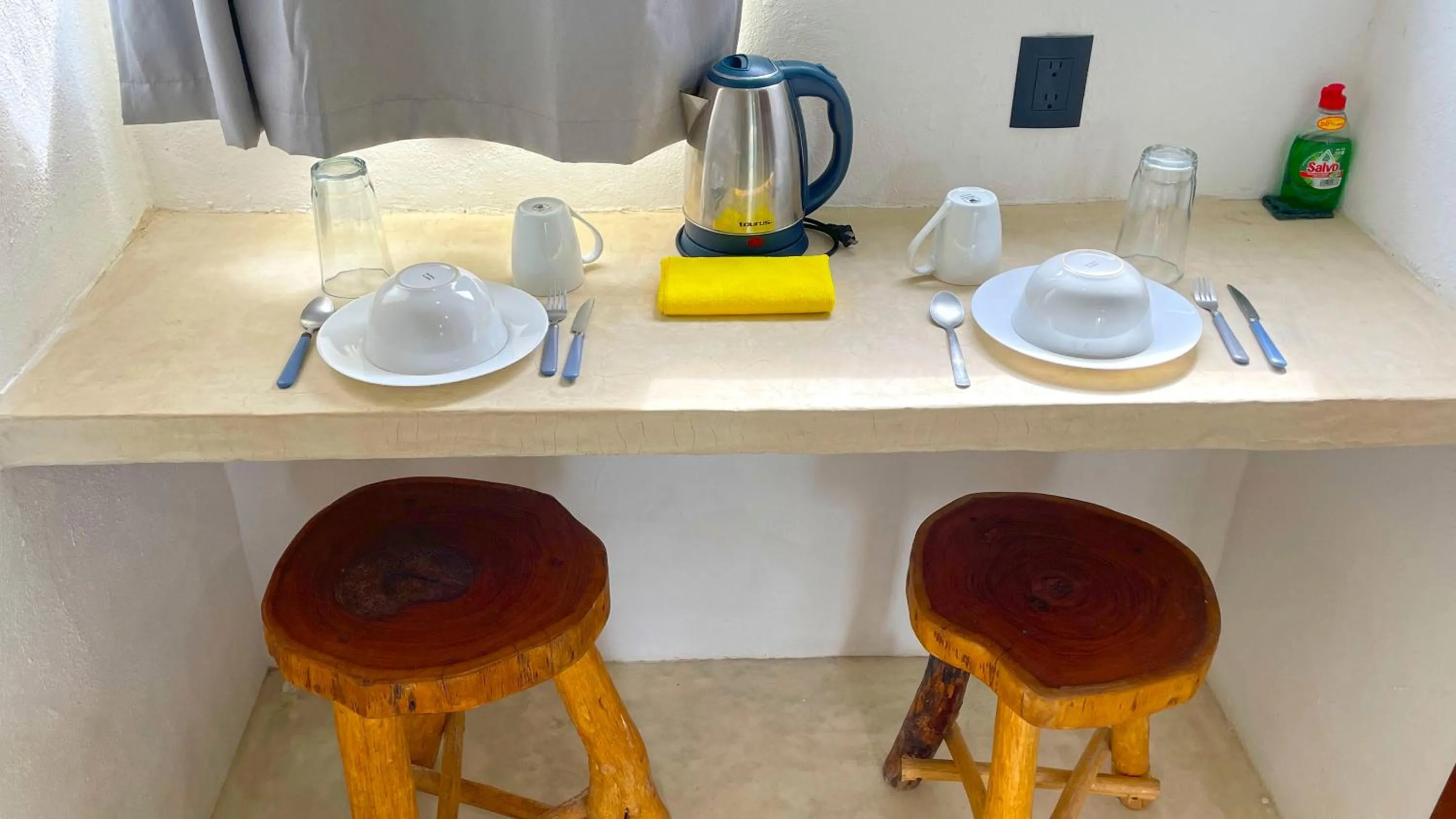 Dining area in Casa Tekio Holbox By Kin Studios