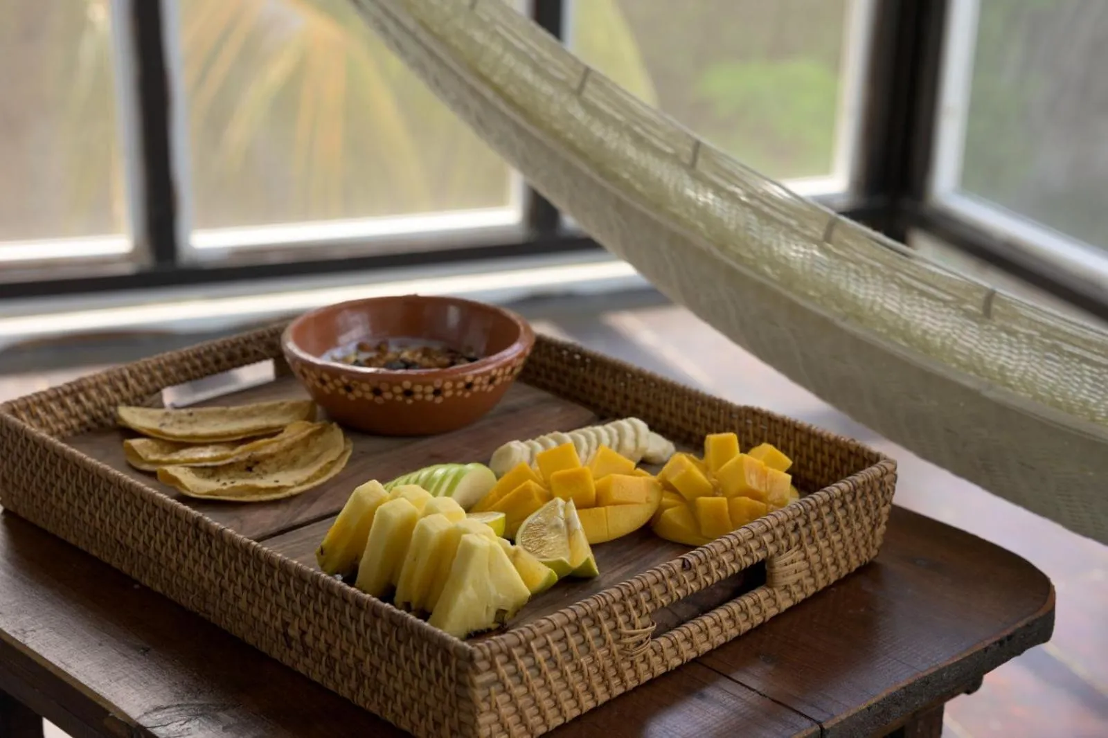 Continental breakfast in Casa Tekio Holbox By Kin Studios