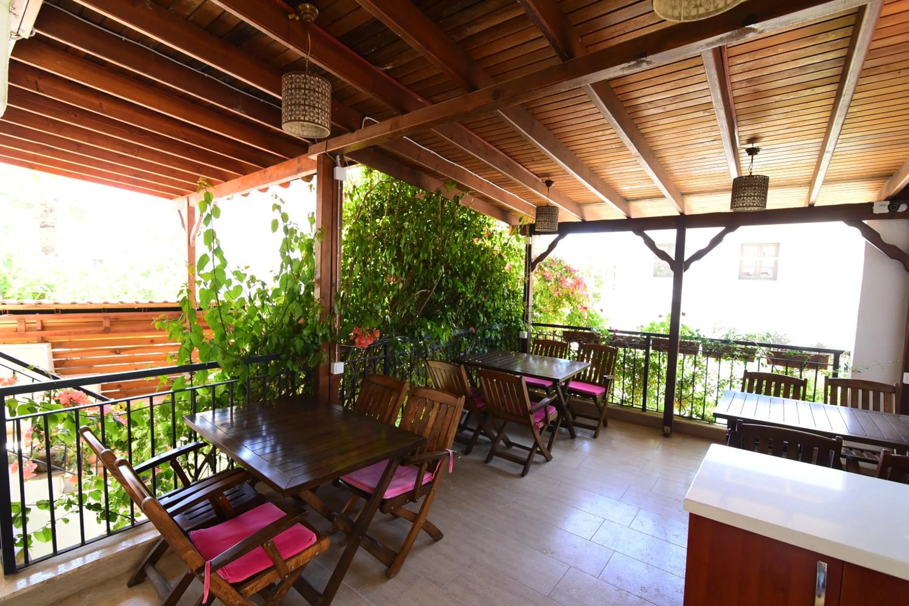 Balcony/Terrace in Eleni (L&E) Pansiyon