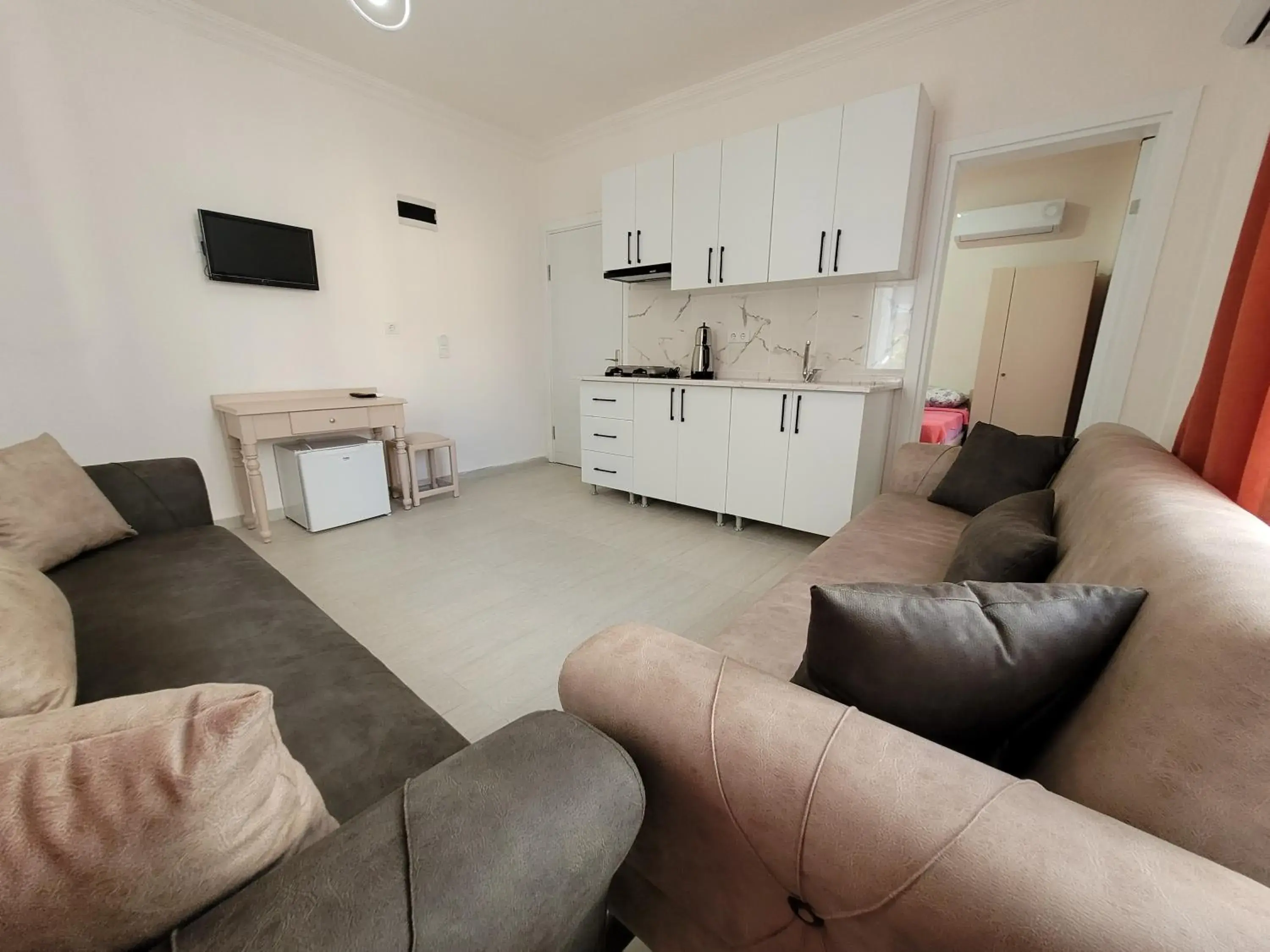 Living room in Cetin Pansiyon Living room in Cetin Pansiyon