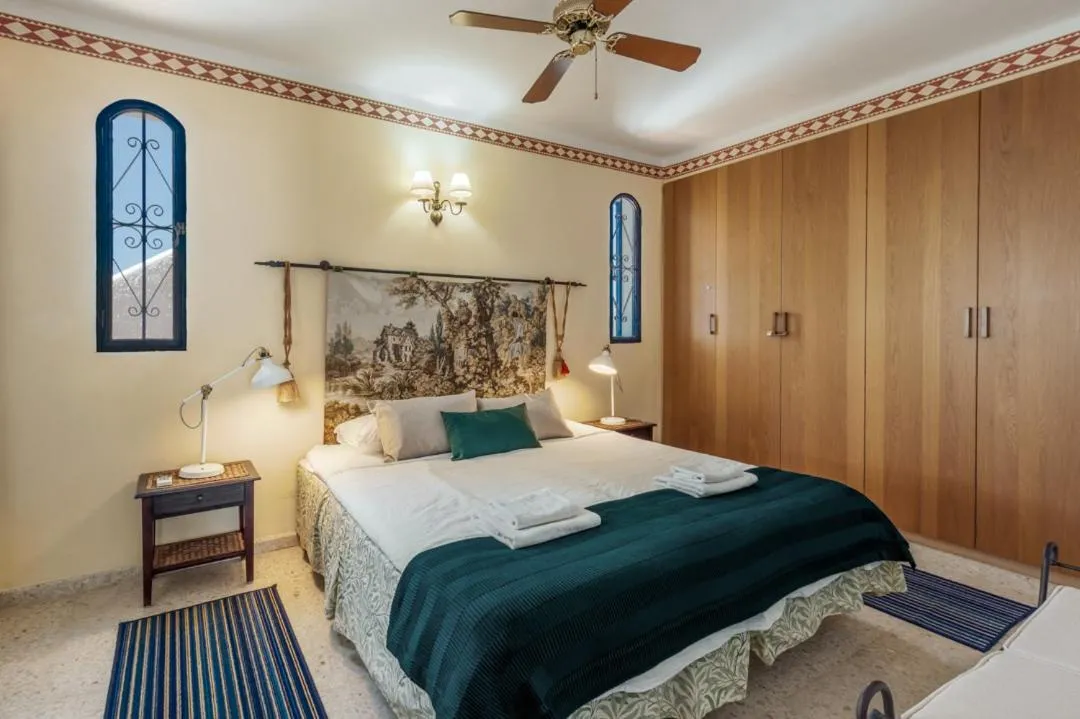Bed in Villa Nerja Views Mediterranean Panorama