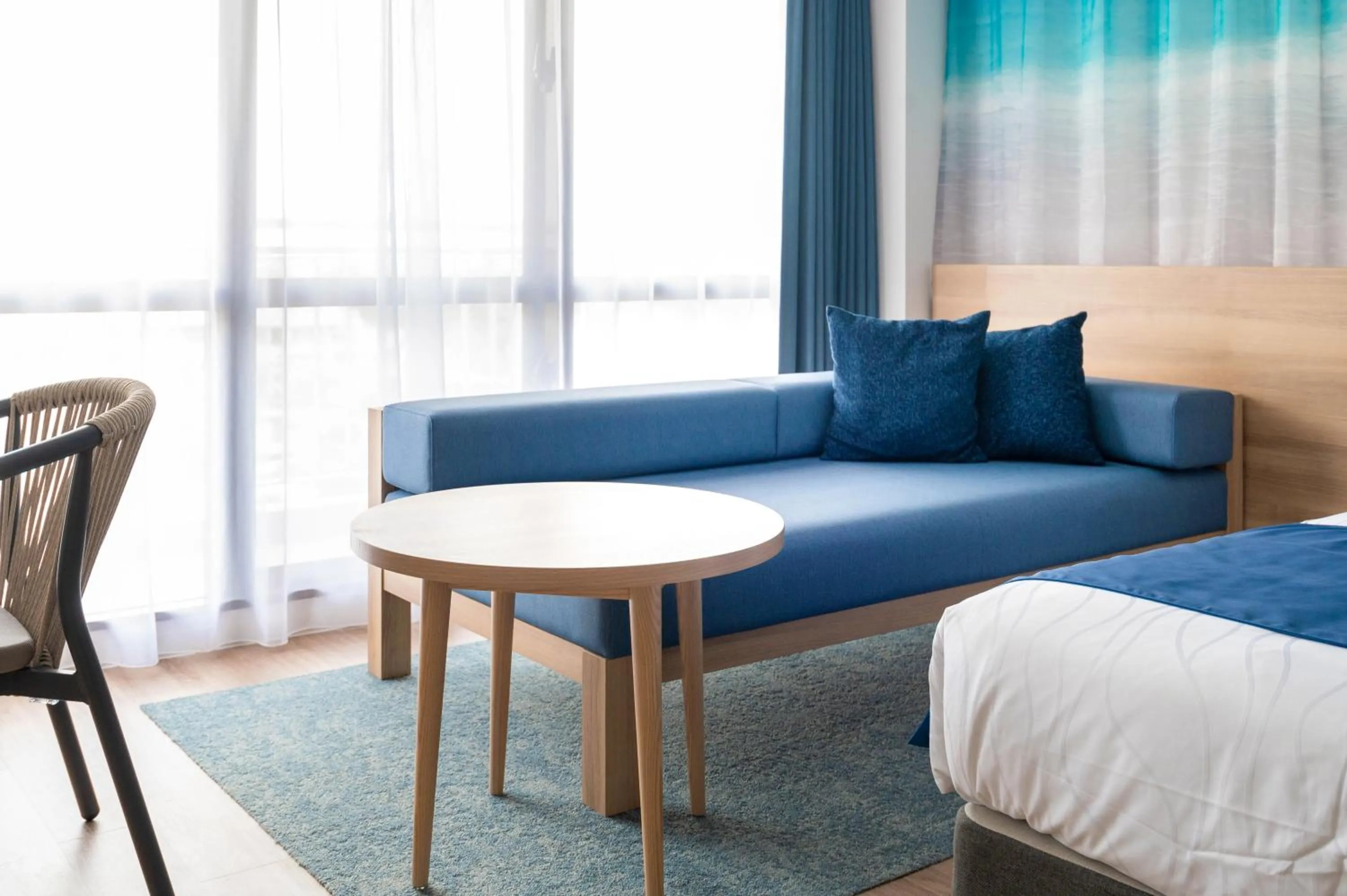 furniture, Bed in Watermark Hotel Okinawa Kume Island