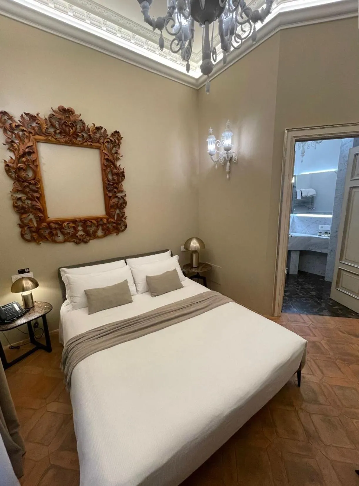 Bed in Delle Nazioni Milan Hotel