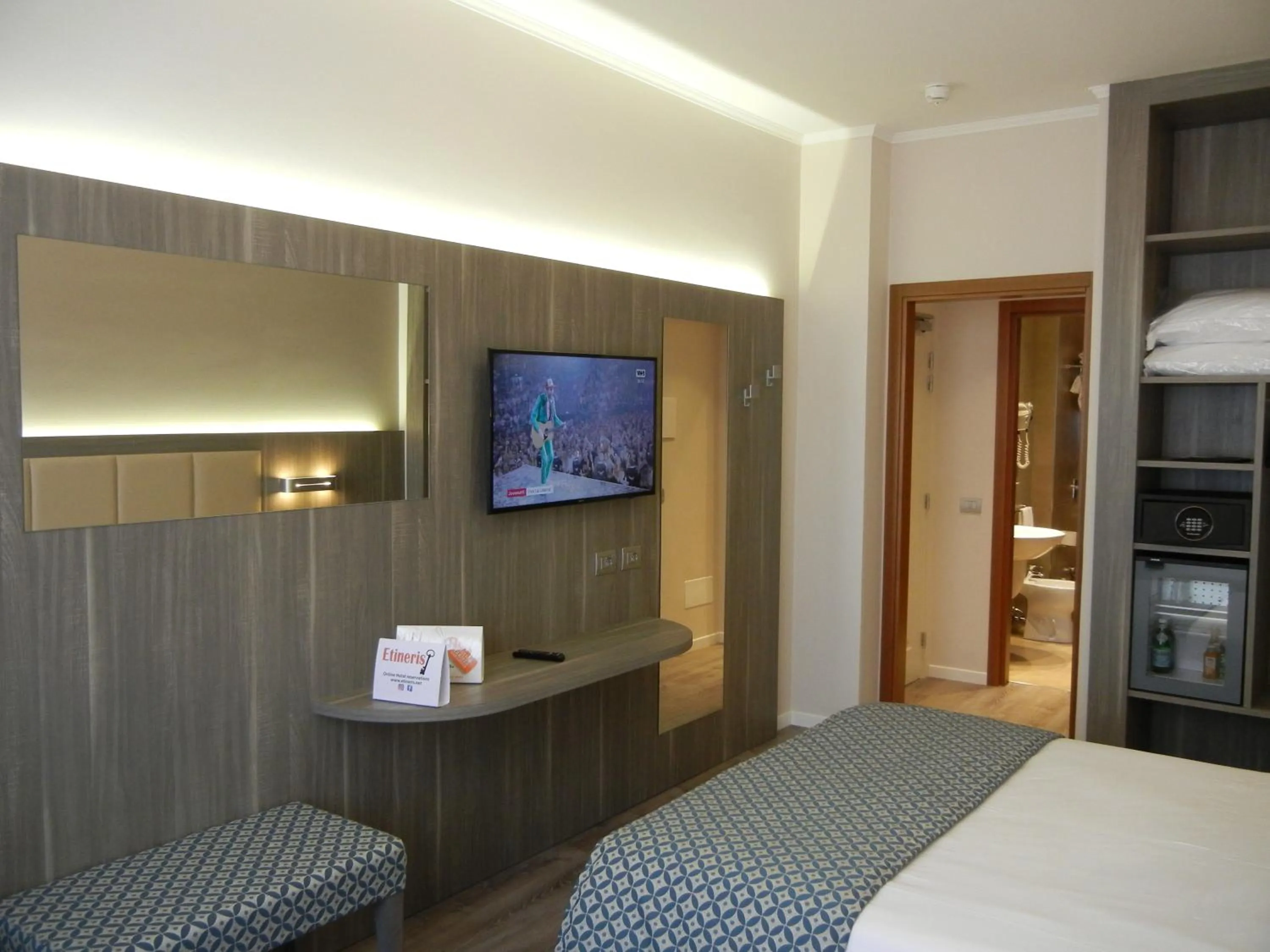 Bed in Delle Nazioni Milan Hotel