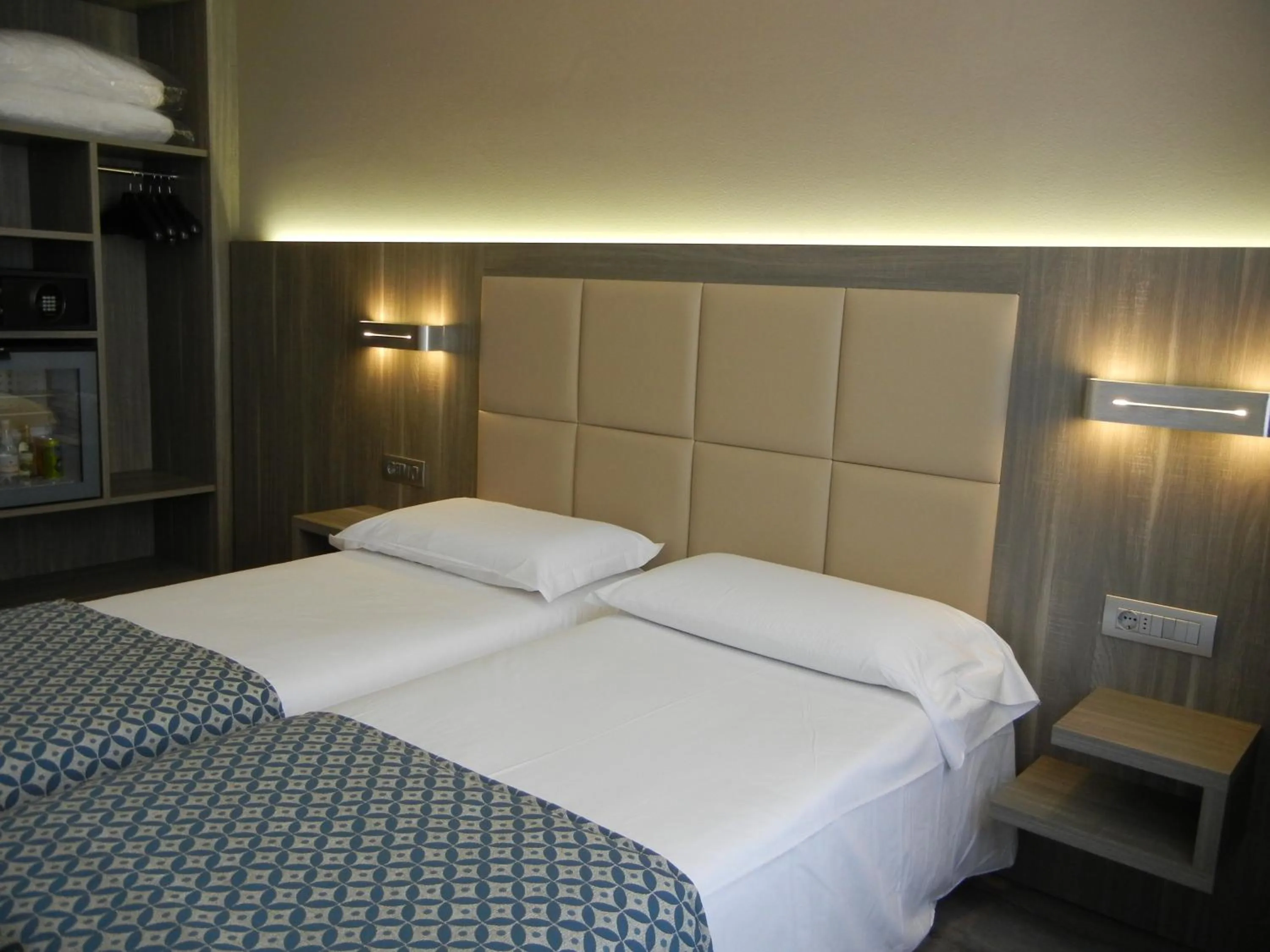 Bed in Delle Nazioni Milan Hotel