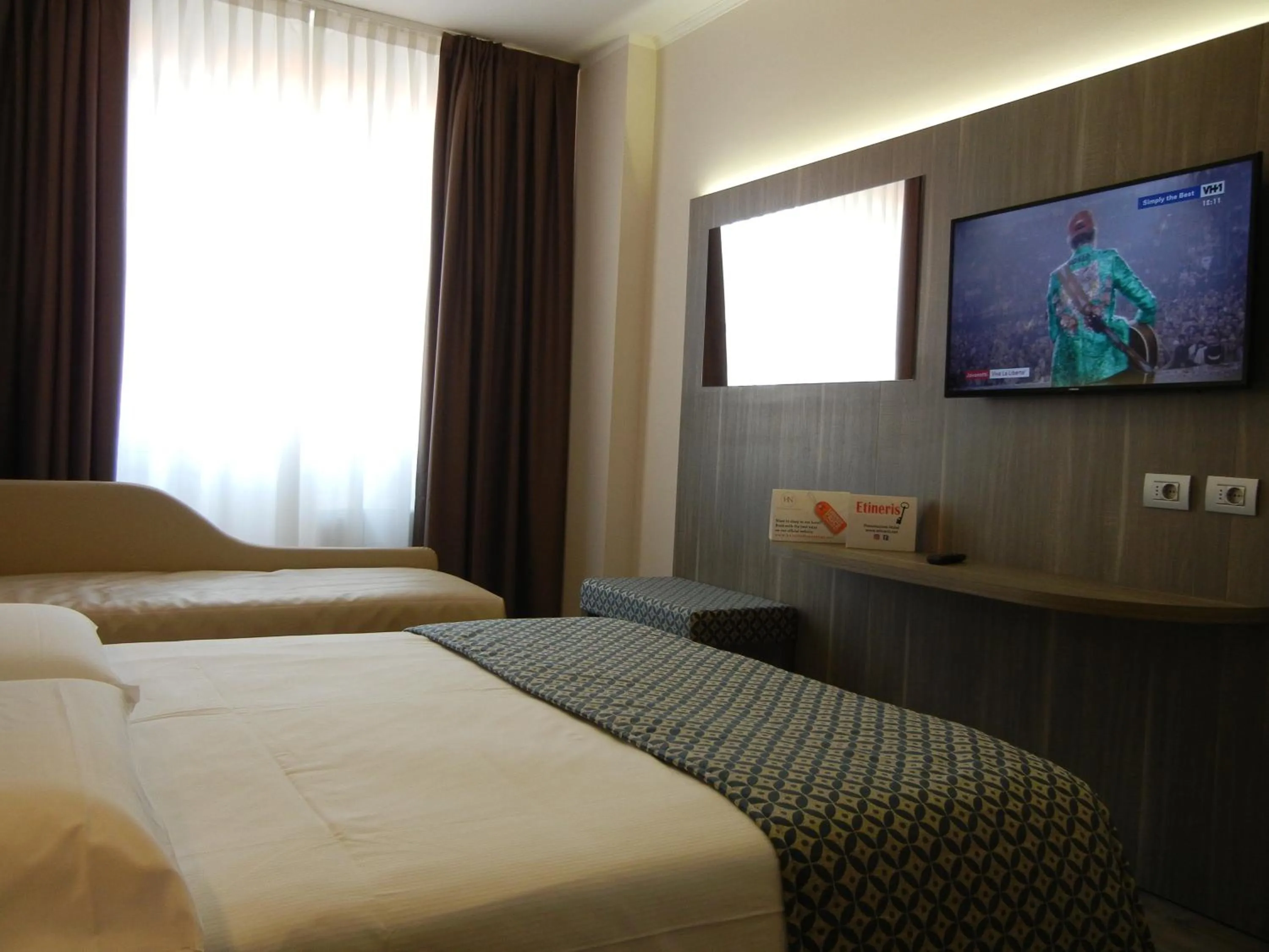 Bed in Delle Nazioni Milan Hotel