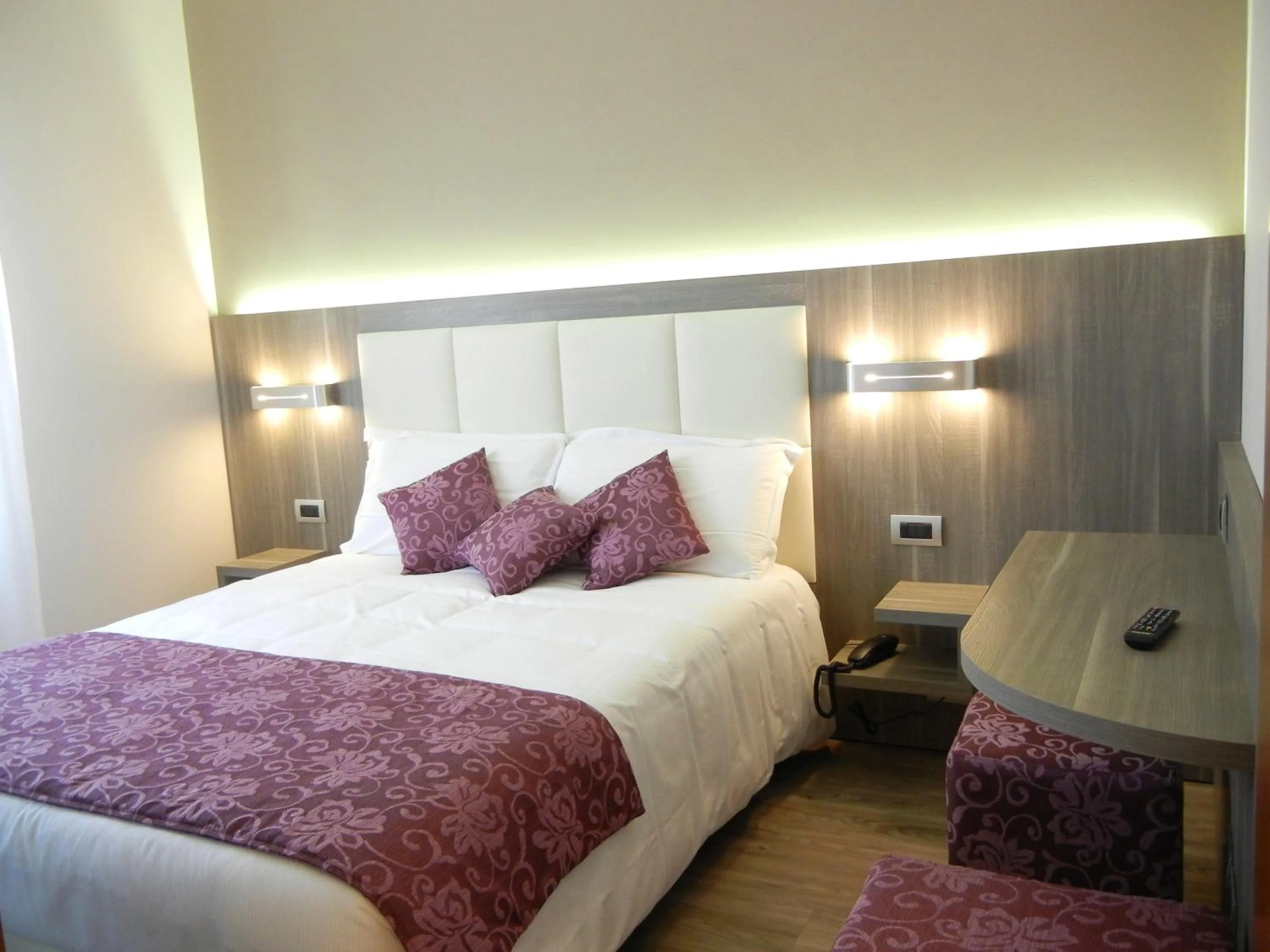 Bed in Delle Nazioni Milan Hotel