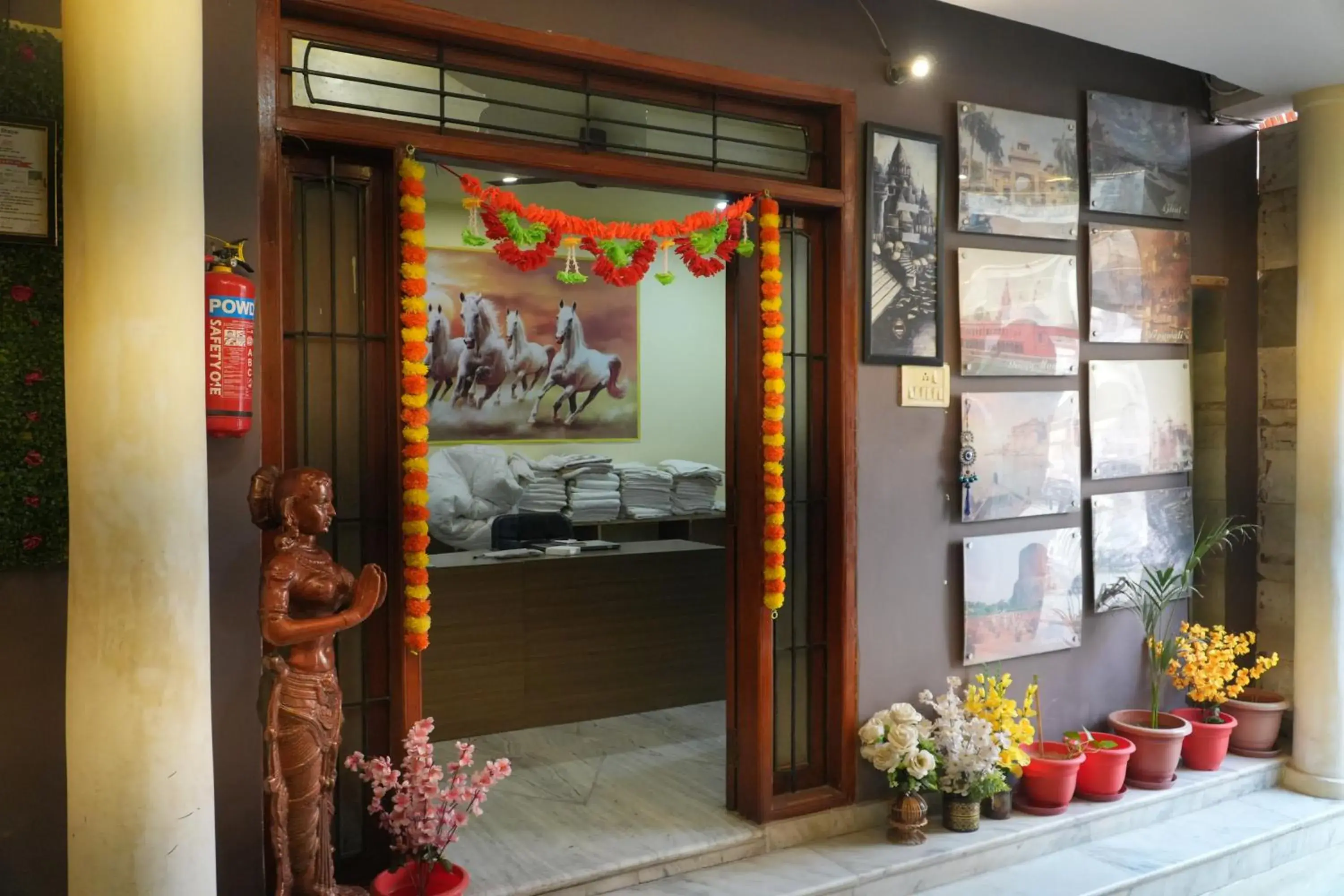 Facade/entrance in Bluebells Varanasi Facade/entrance in Bluebells Varanasi