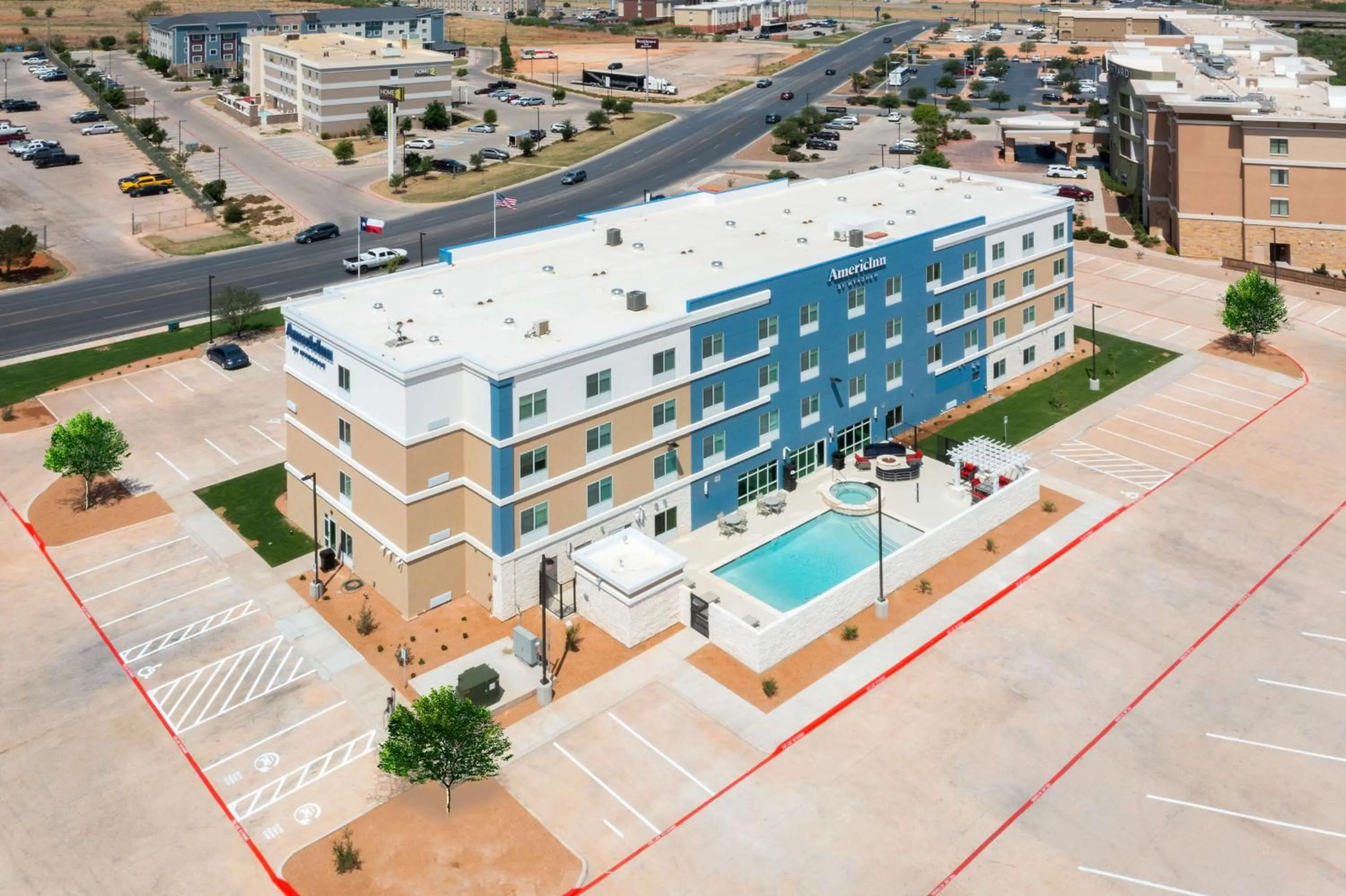 Property building in AmericInn by Wyndham San Angelo