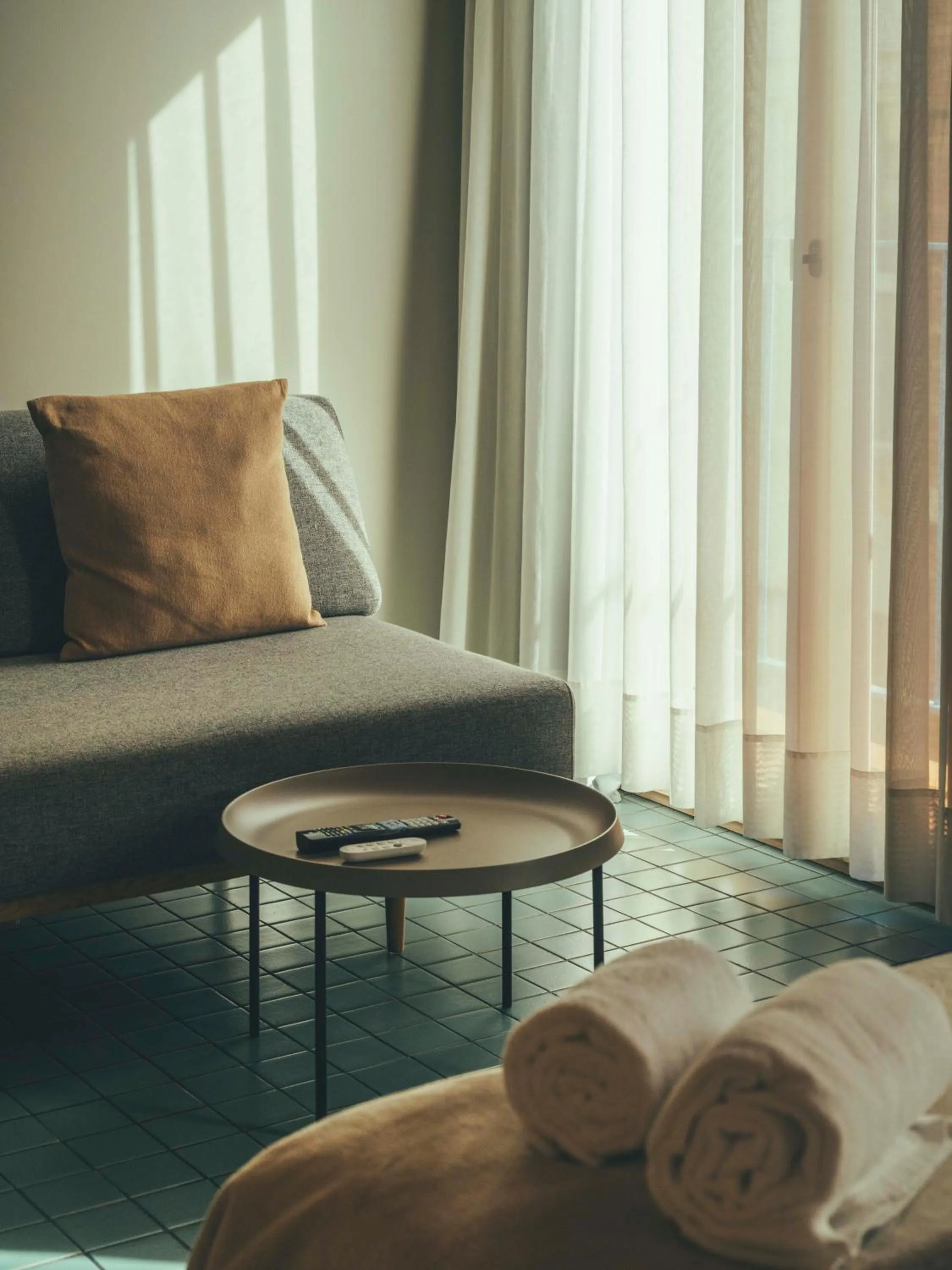 Seating area in Boutique Apartments 23 Barcelona