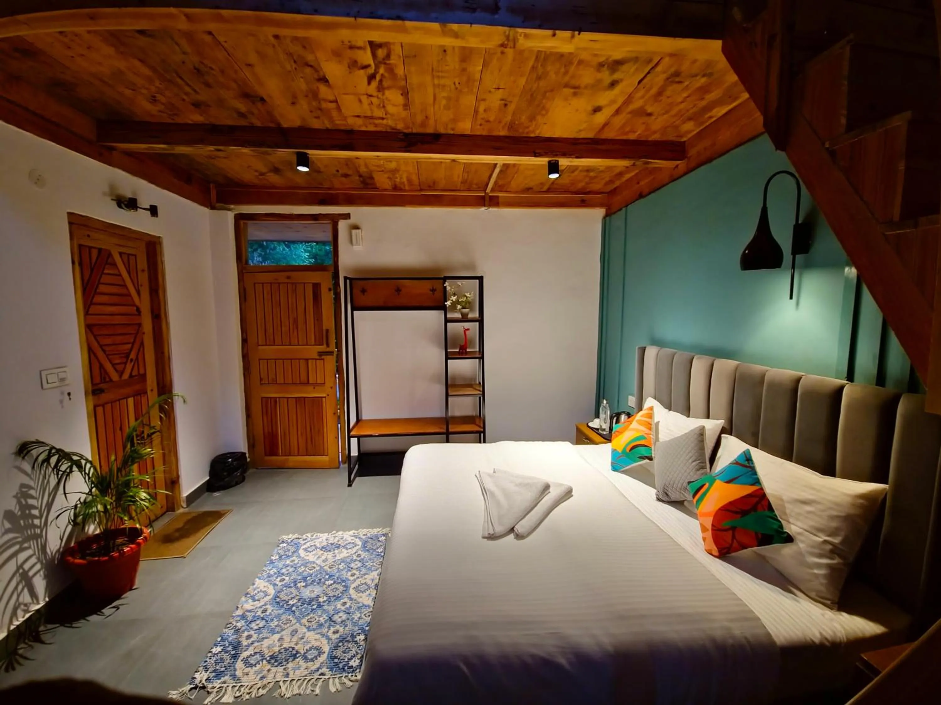 Bed in Peppy Nomads Luxuria