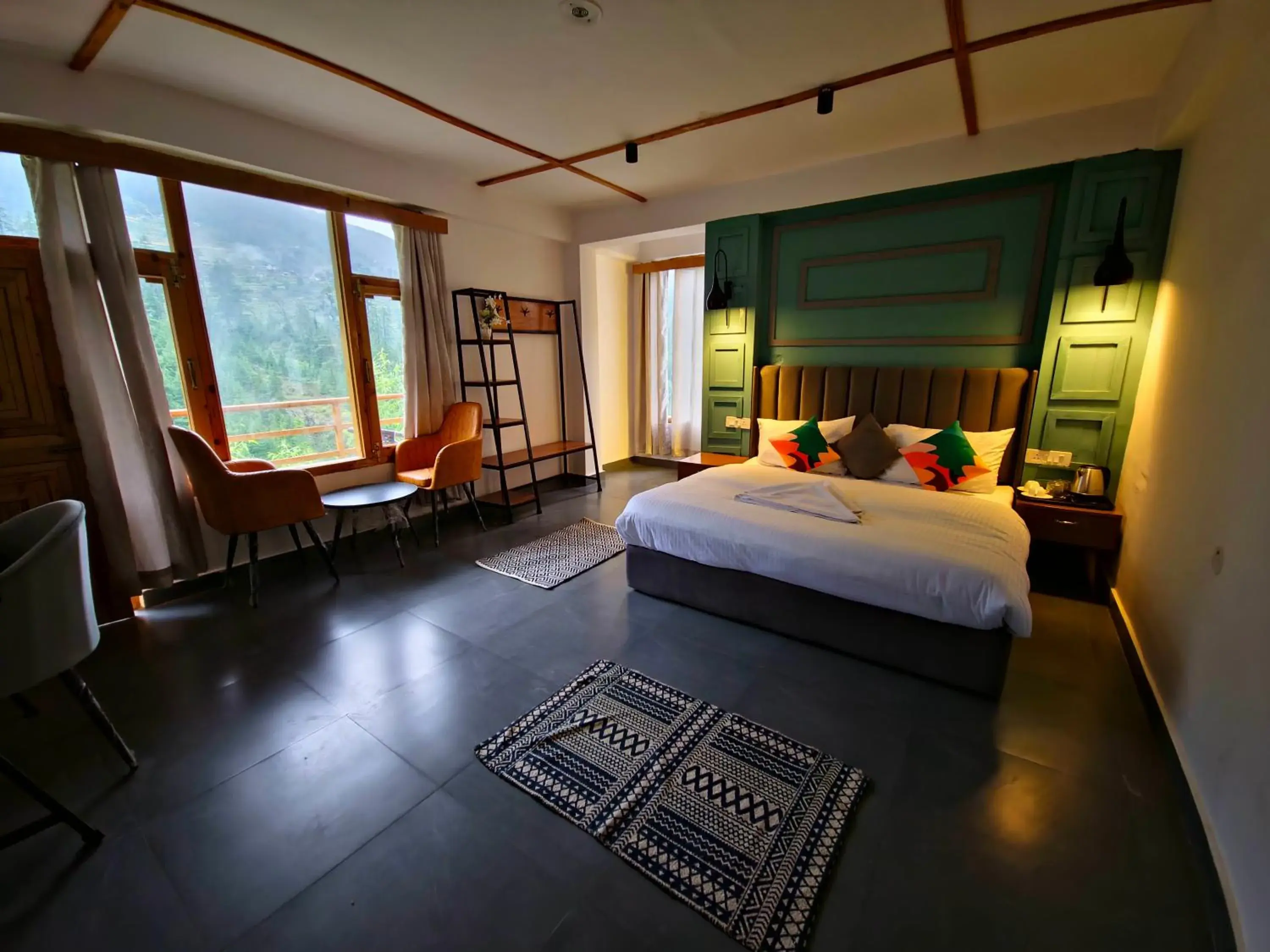 King Room with Balcony - single occupancy in Peppy Nomads Luxuria King Room with Balcony - single occupancy in Peppy Nomads Luxuria