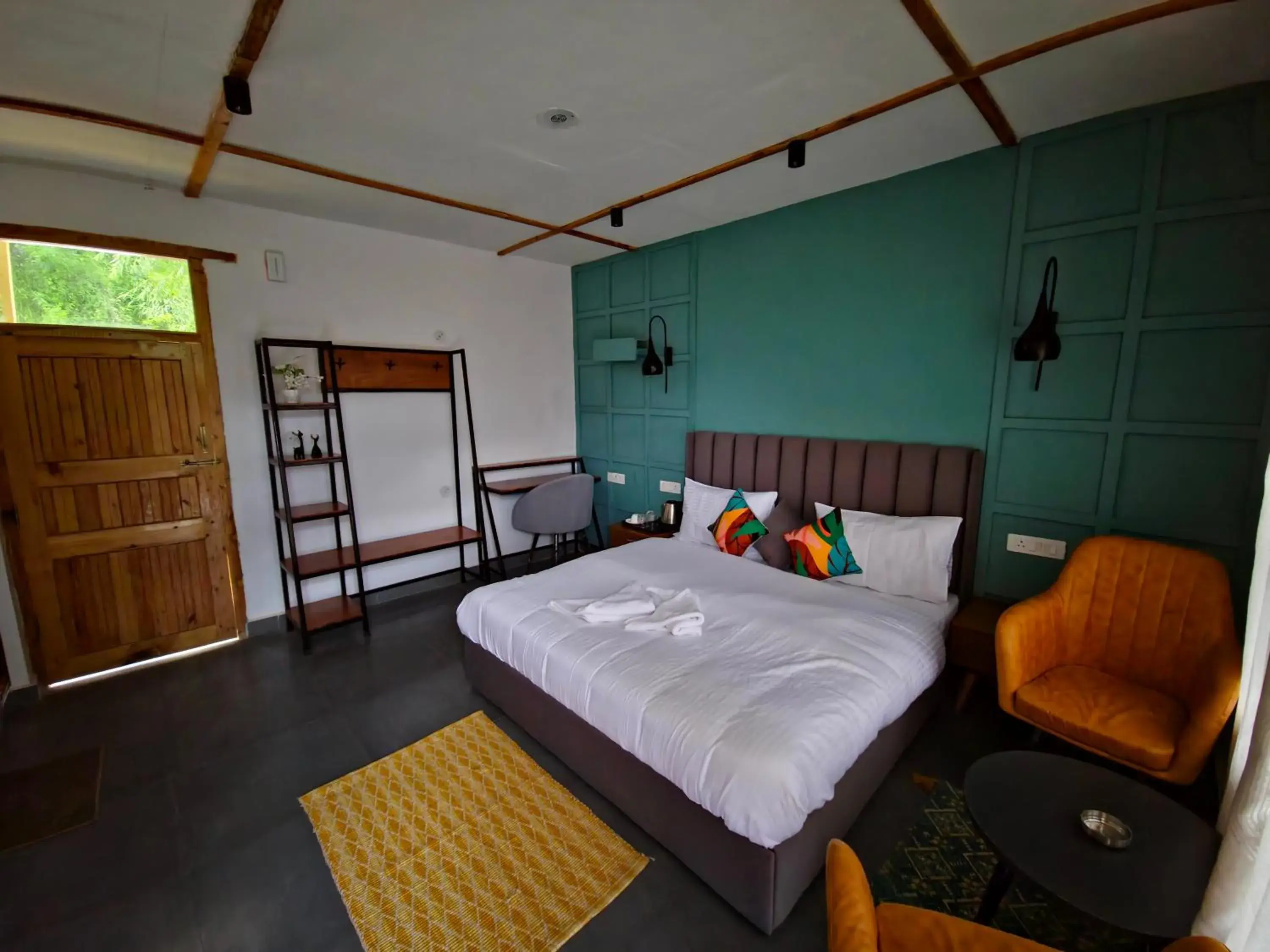 Double Room with Balcony - single occupancy in Peppy Nomads Luxuria Double Room with Balcony - single occupancy in Peppy Nomads Luxuria
