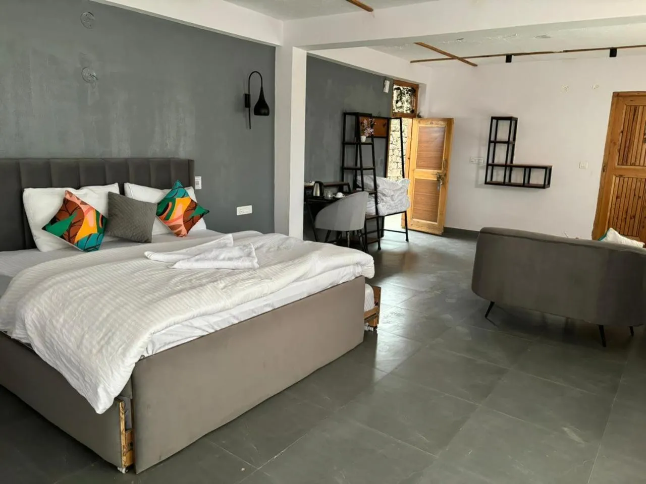 Bedroom, Bed in Peppy Nomads Luxuria