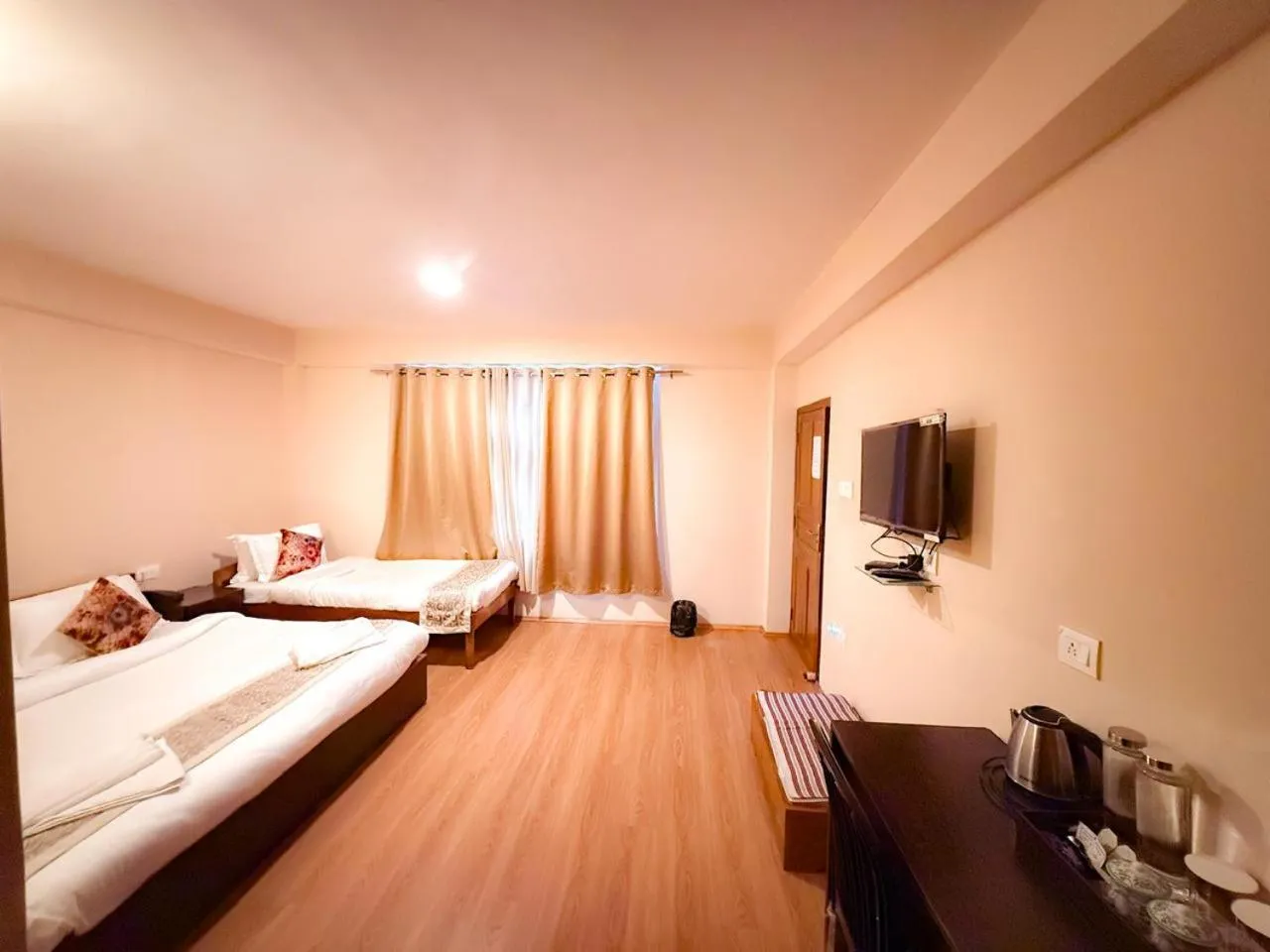 View (from property/room), Bed in Hotel Shambhala