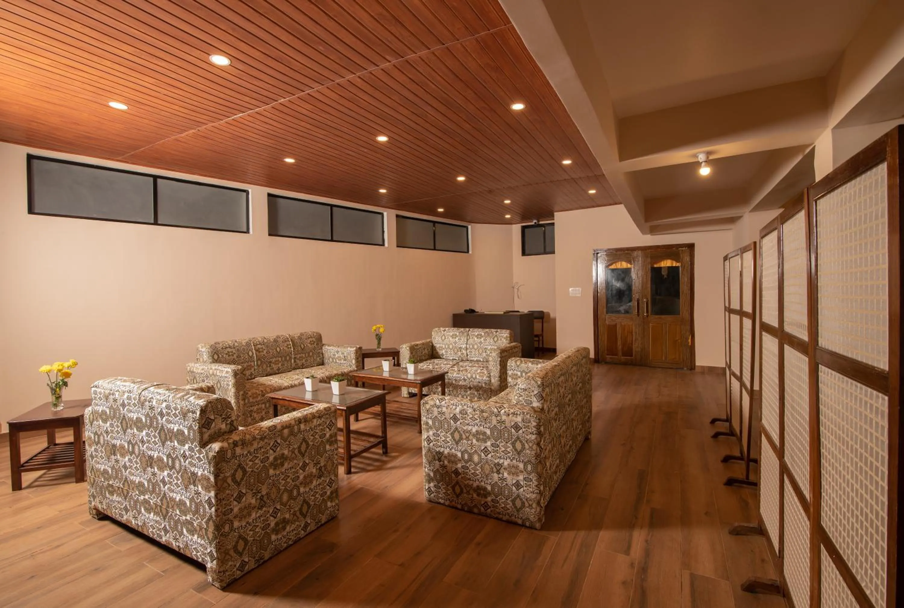 Living room in Hotel Shambhala