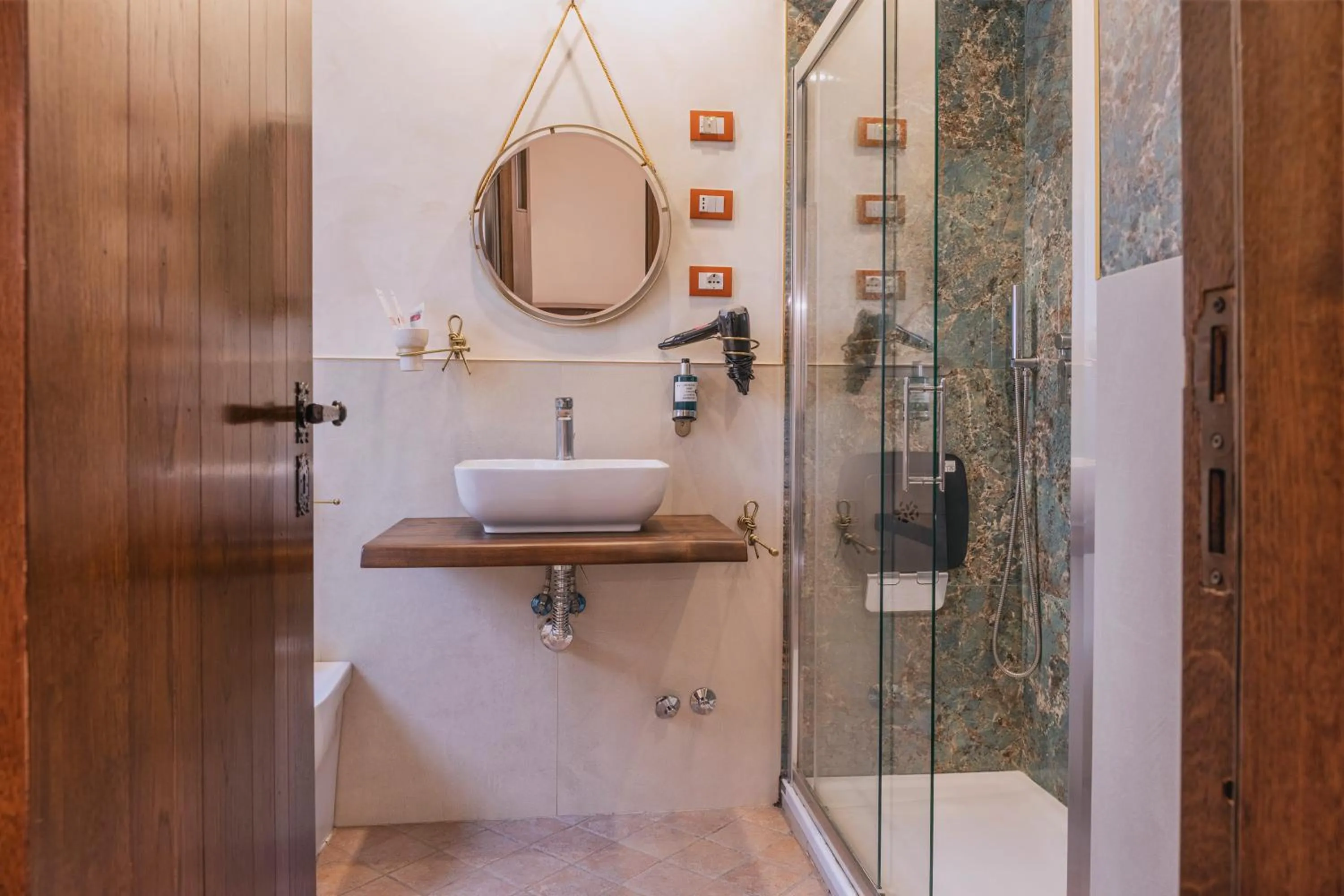 Bathroom in Hotel Il Convento