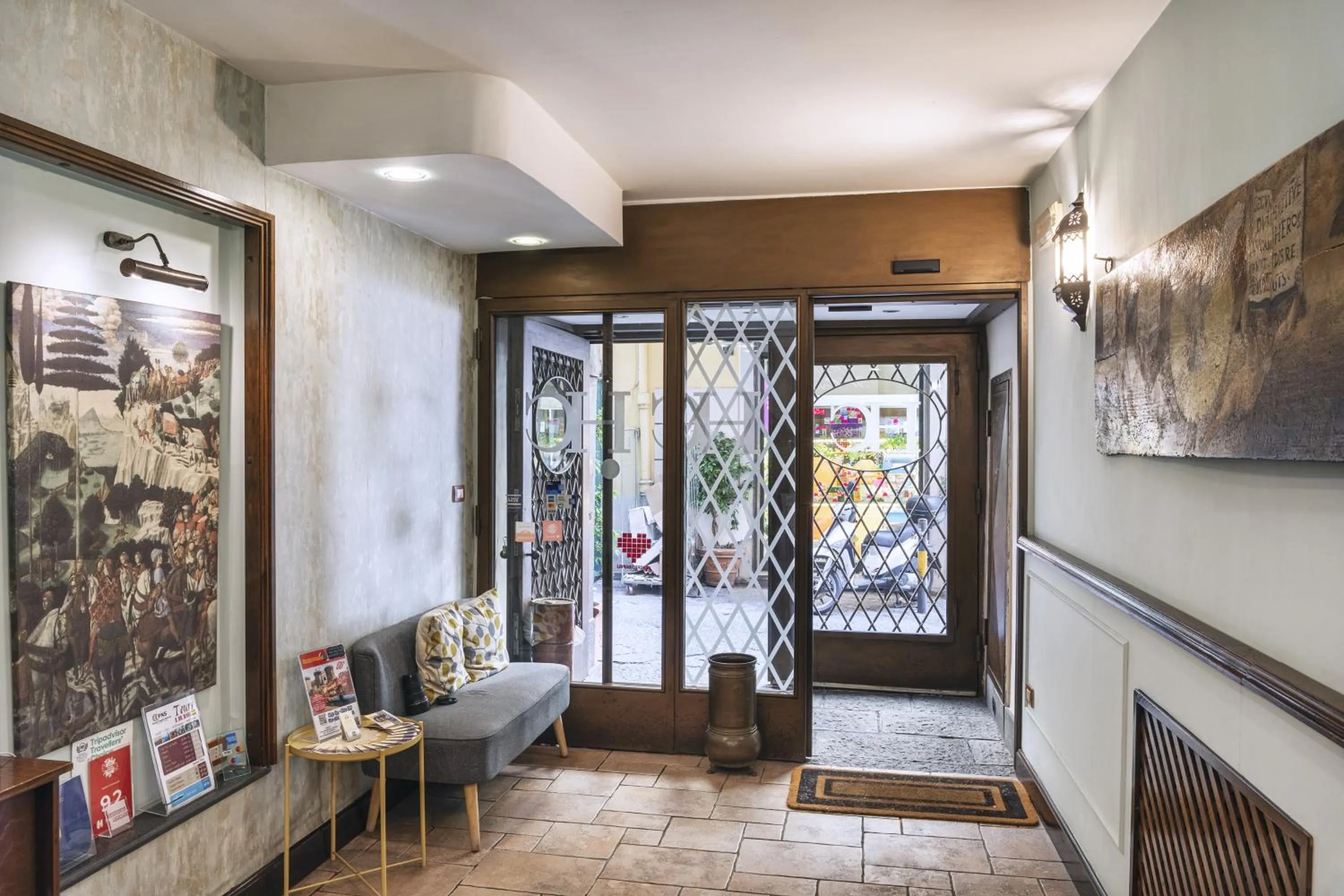 Lobby or reception in Hotel Il Convento