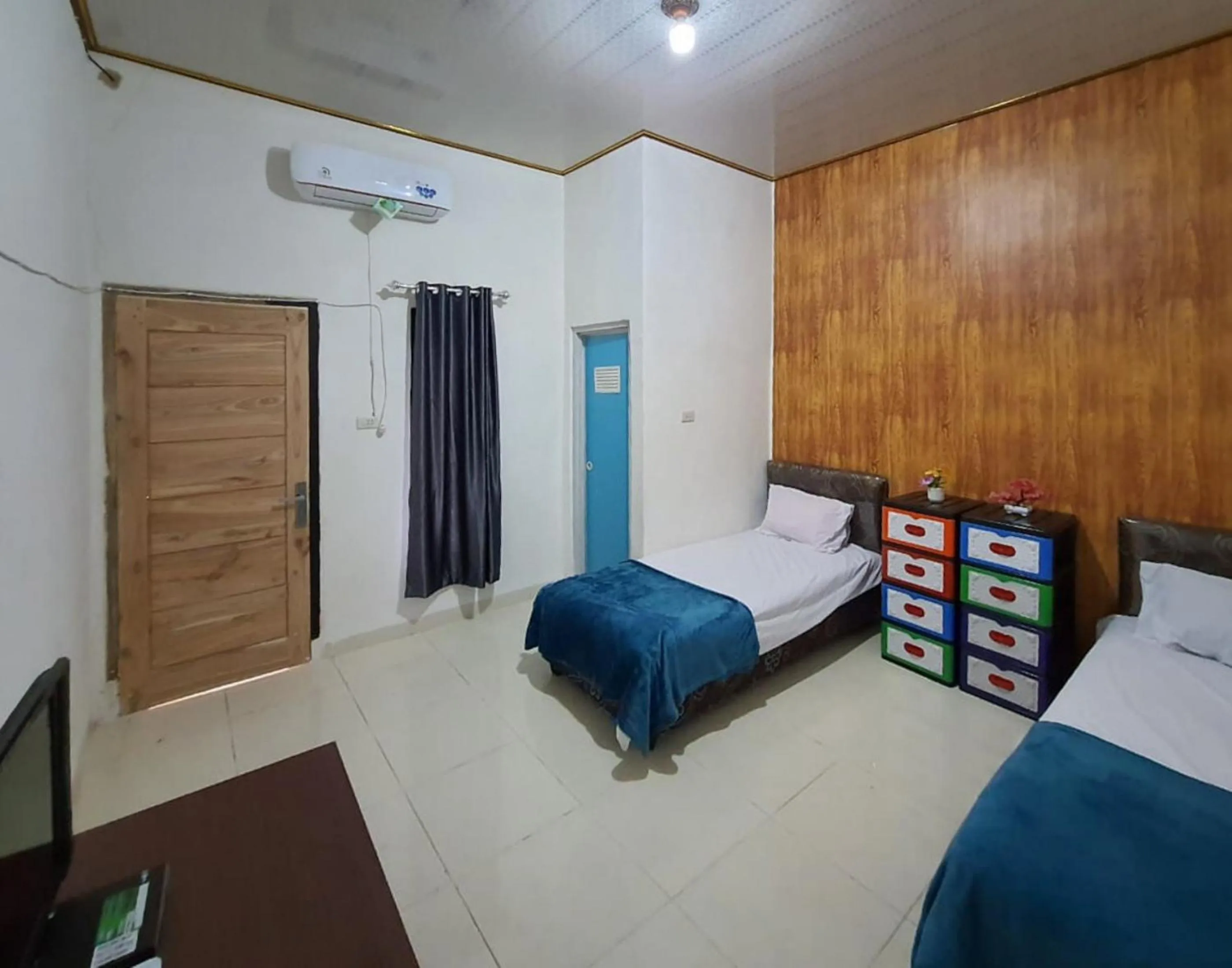 Bed in RedDoorz Syariah at Labuhan Maringgai Lampung