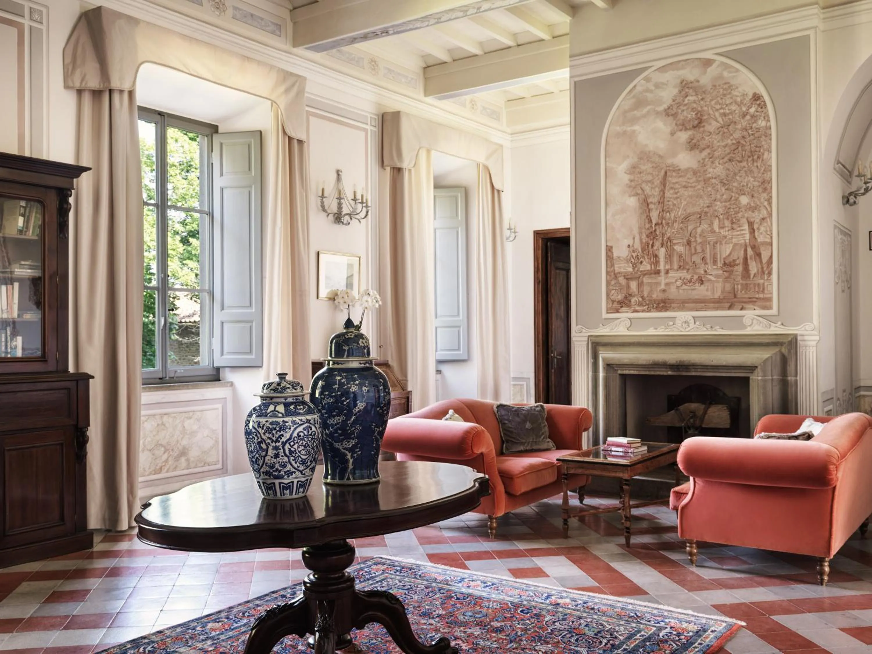 Living room in Villa di Piazzano - Small Luxury Hotels of the World