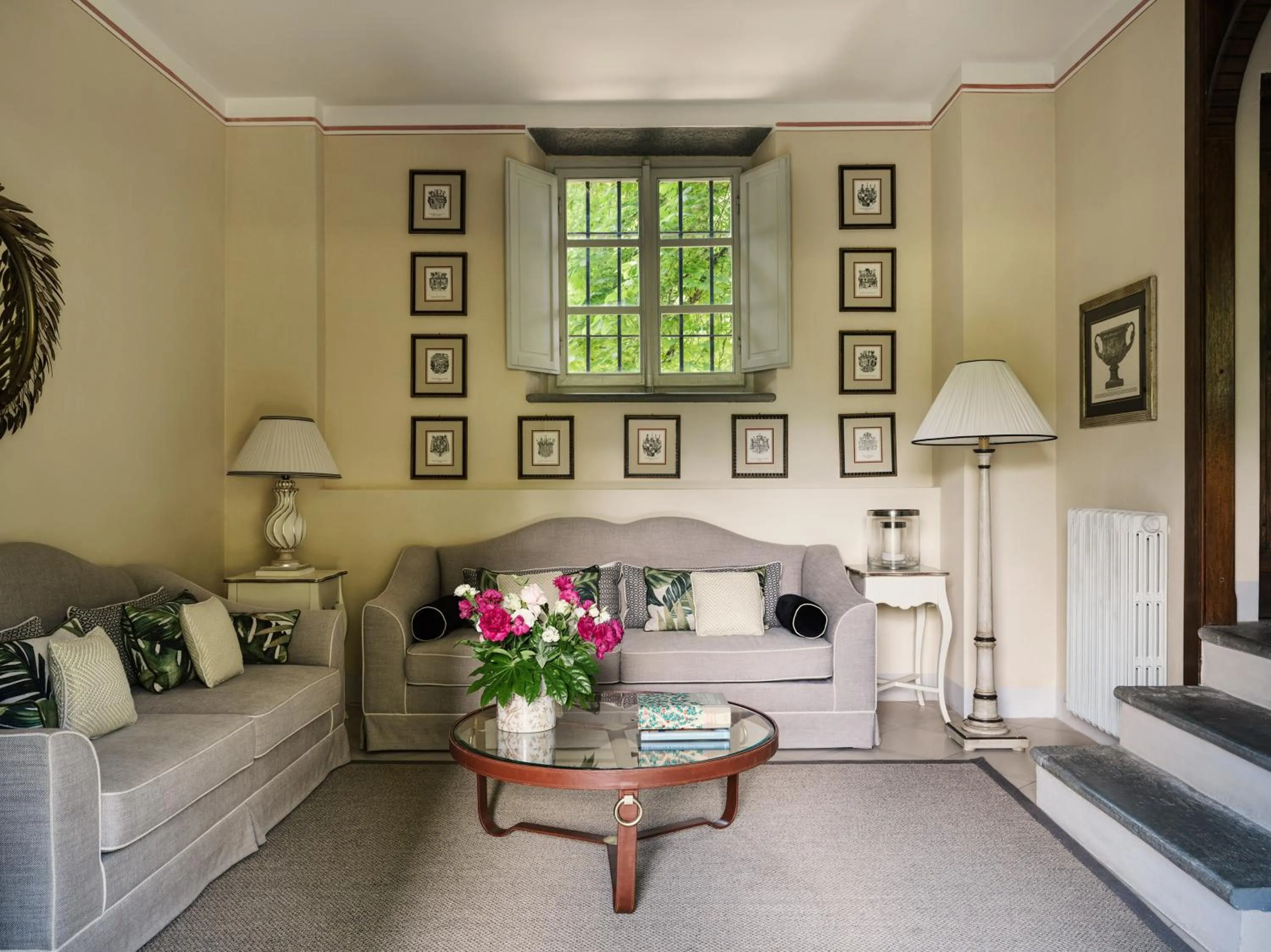 Living room in Villa di Piazzano - Small Luxury Hotels of the World