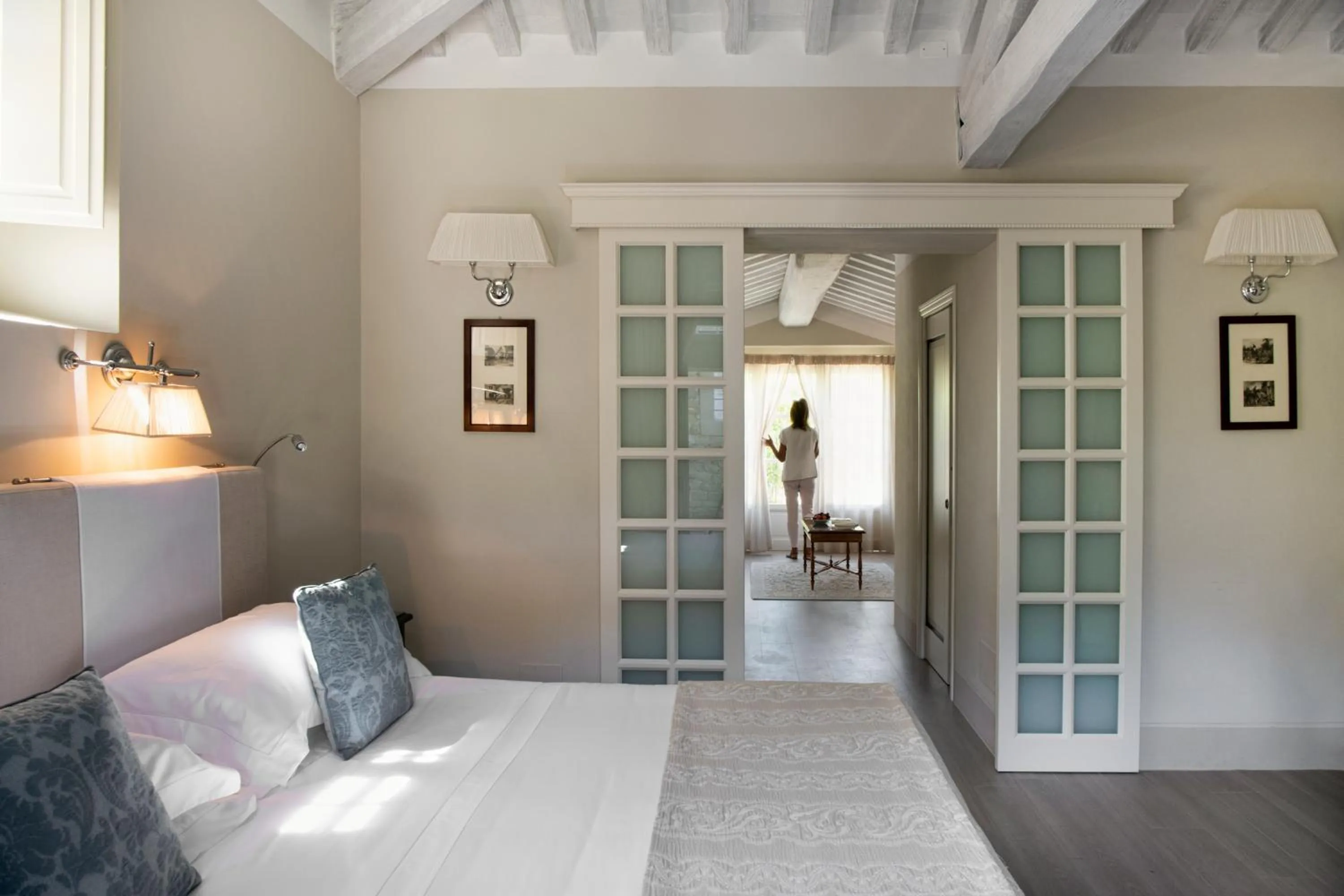 Bed in Villa di Piazzano - Small Luxury Hotels of the World