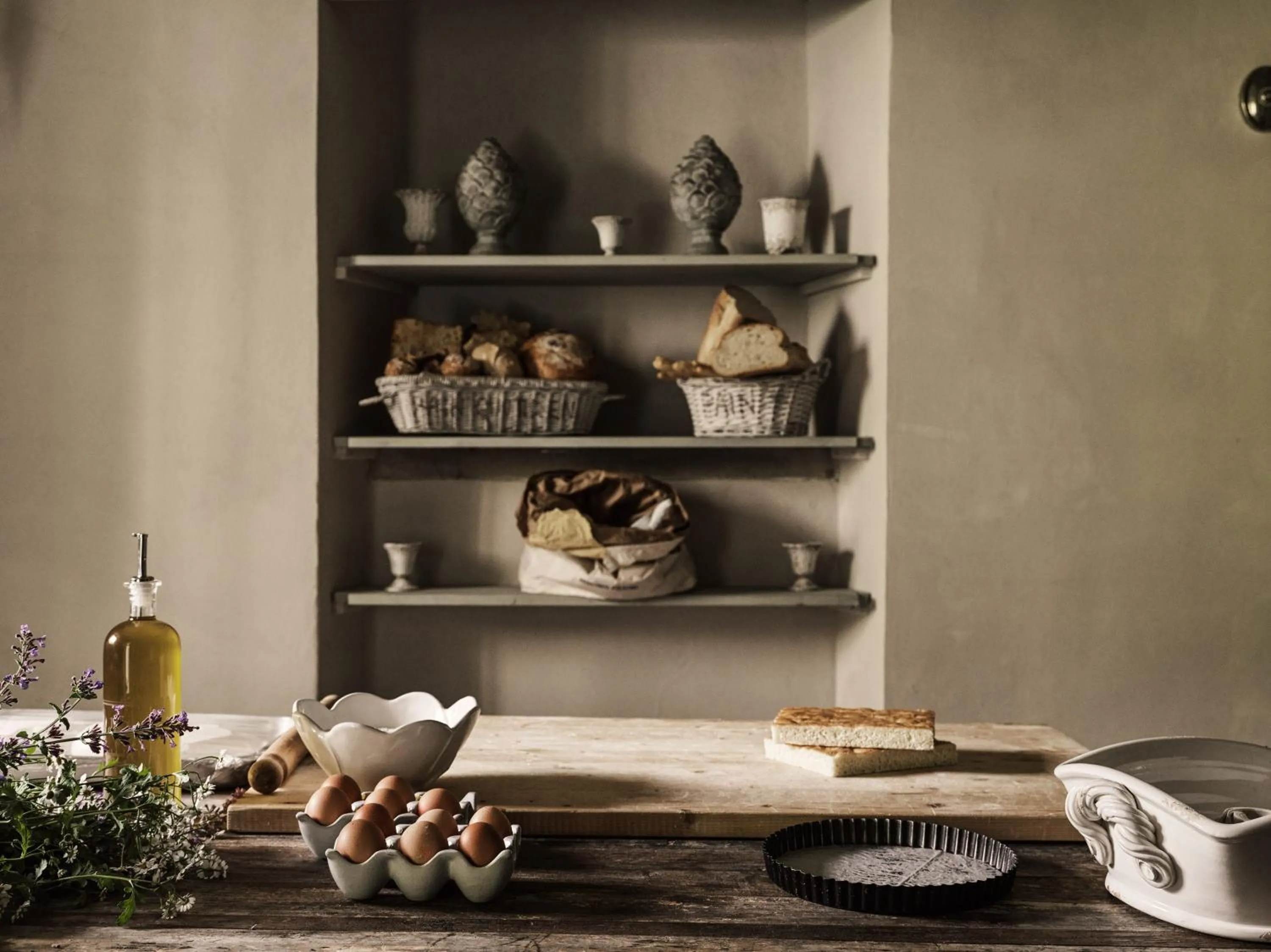 Kitchen or kitchenette in Villa di Piazzano - Small Luxury Hotels of the World