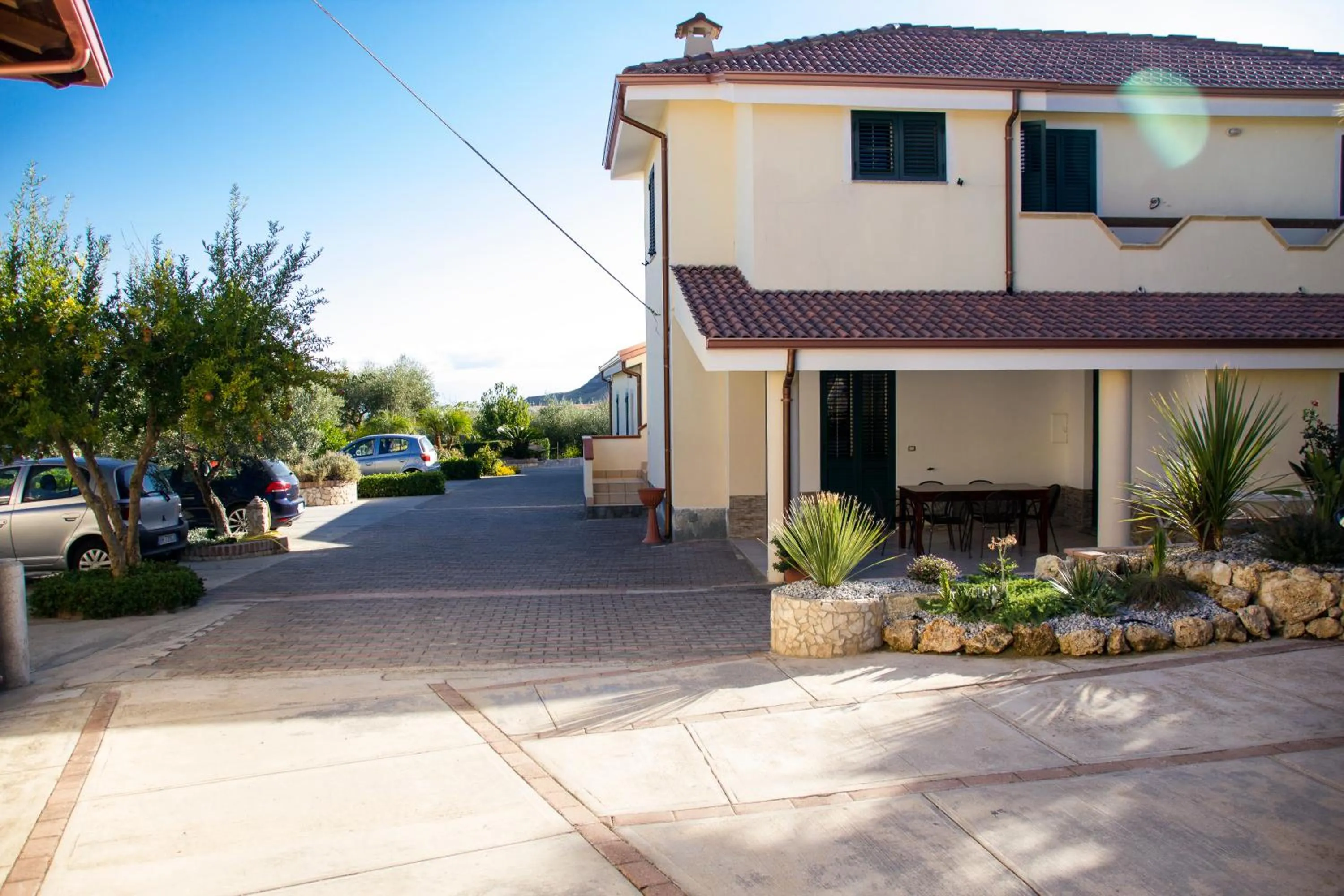 Facade/entrance in Villa Garden