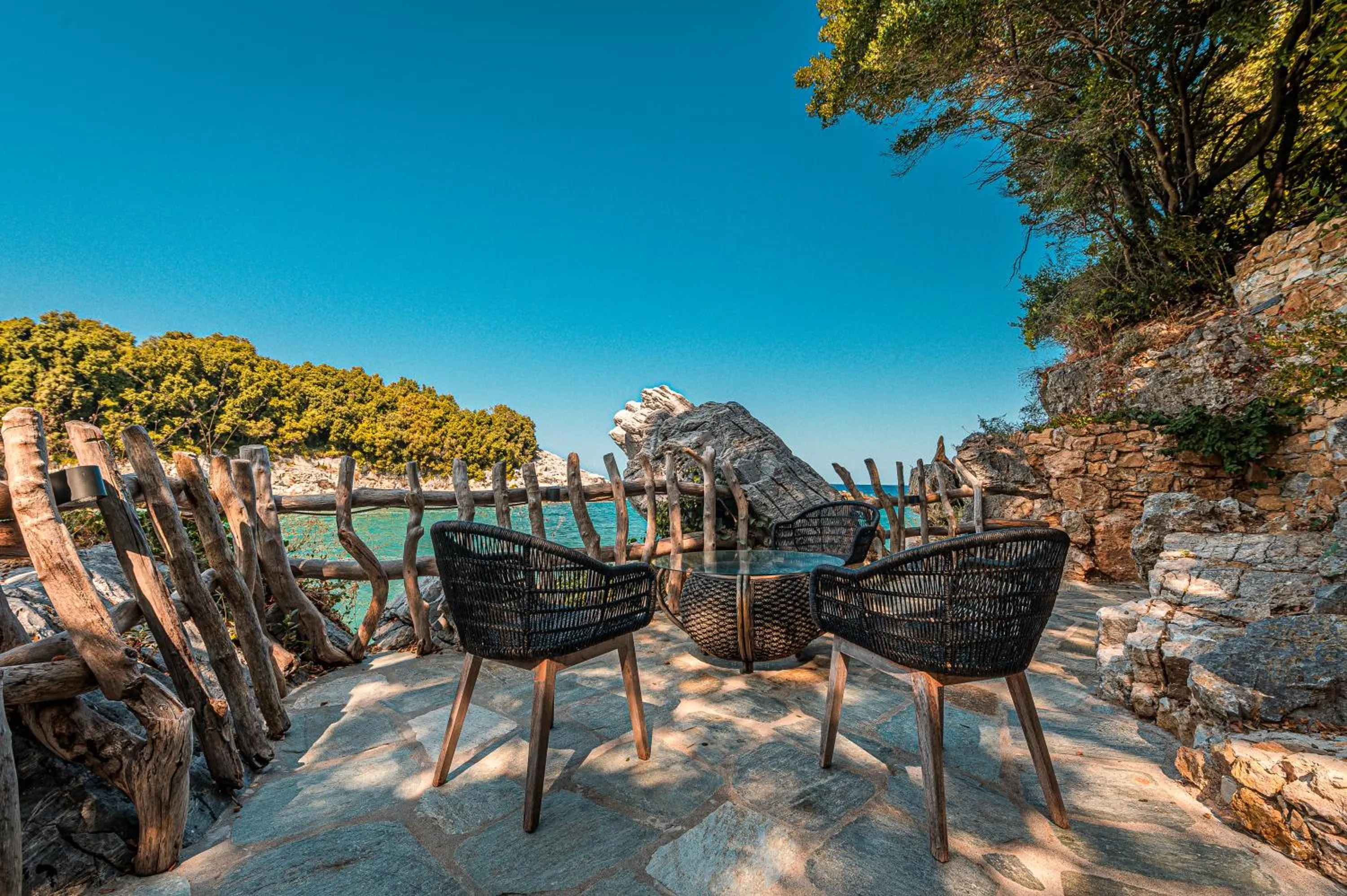 Sea view in Cleopatra's Miramare