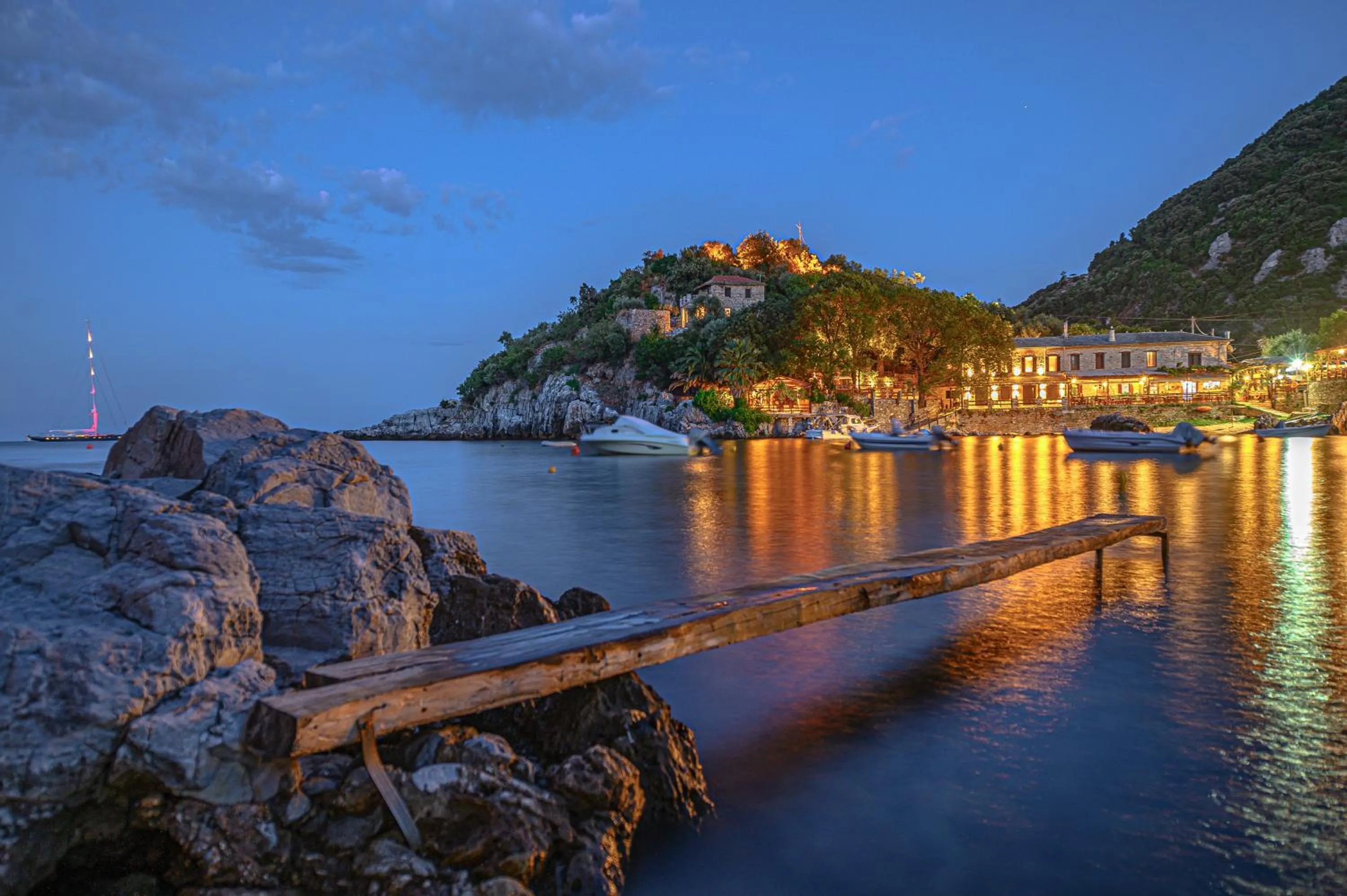 Natural landscape in Cleopatra's Miramare