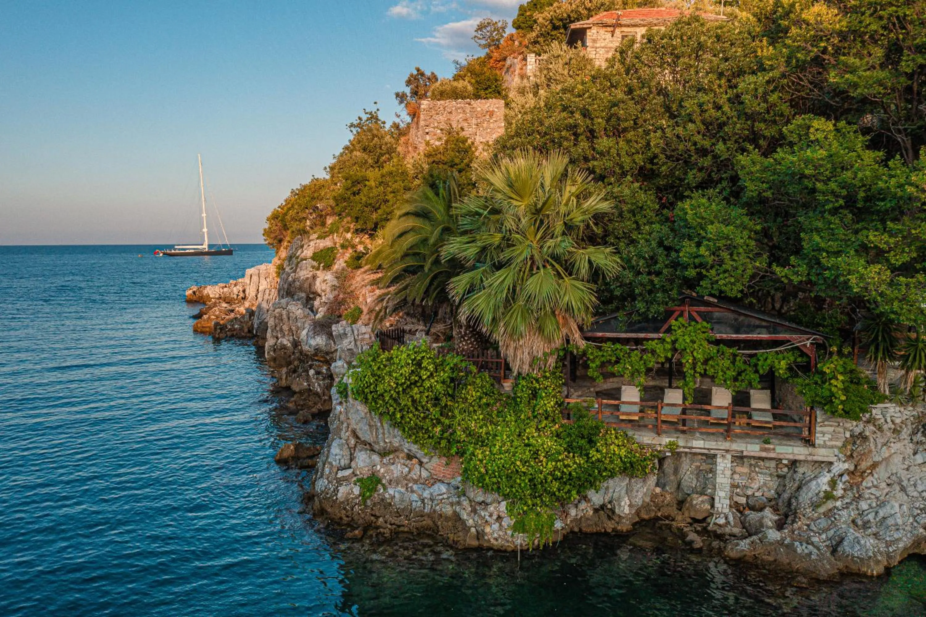 Natural landscape in Cleopatra's Miramare