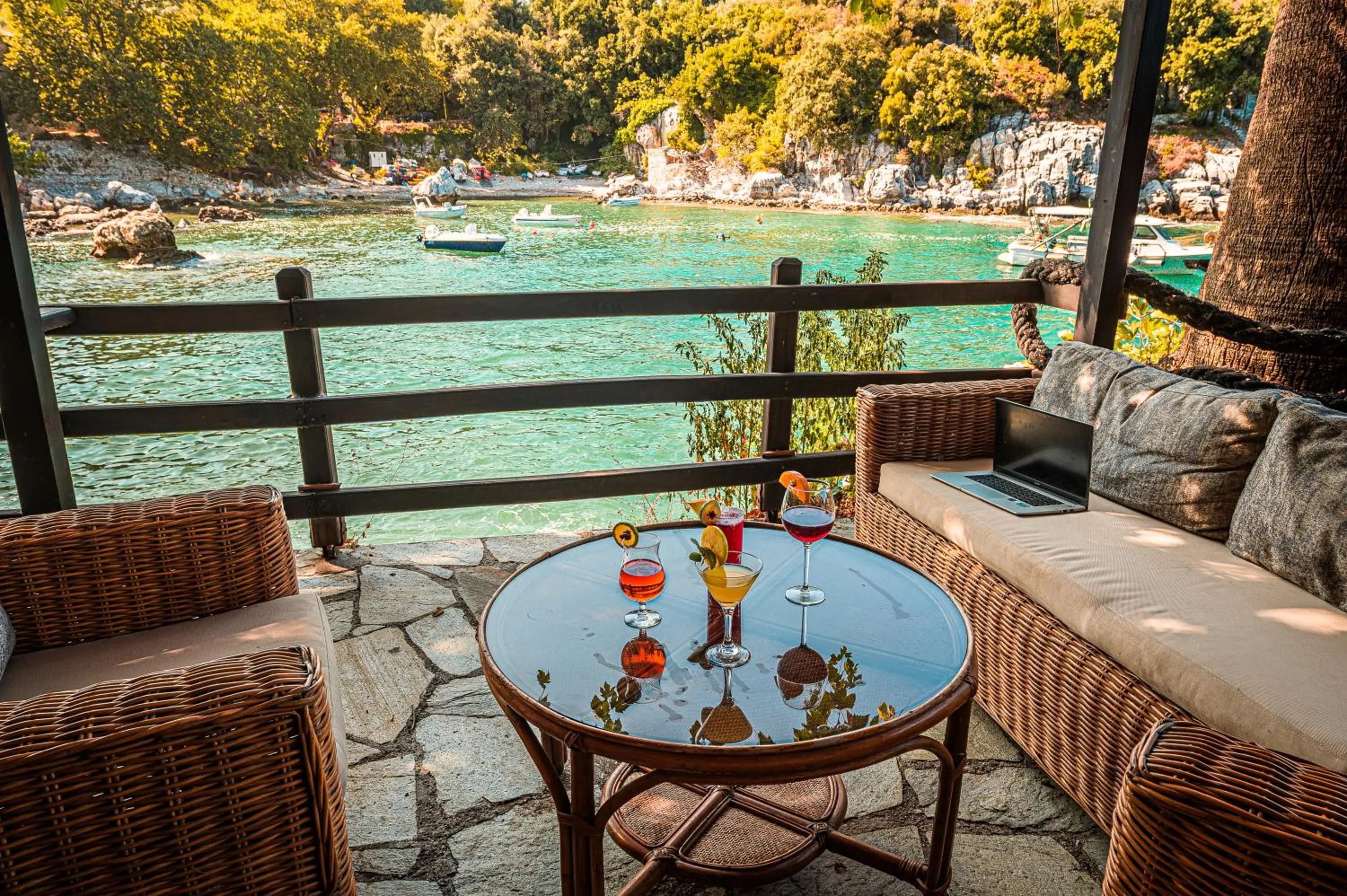 Patio in Cleopatra's Miramare