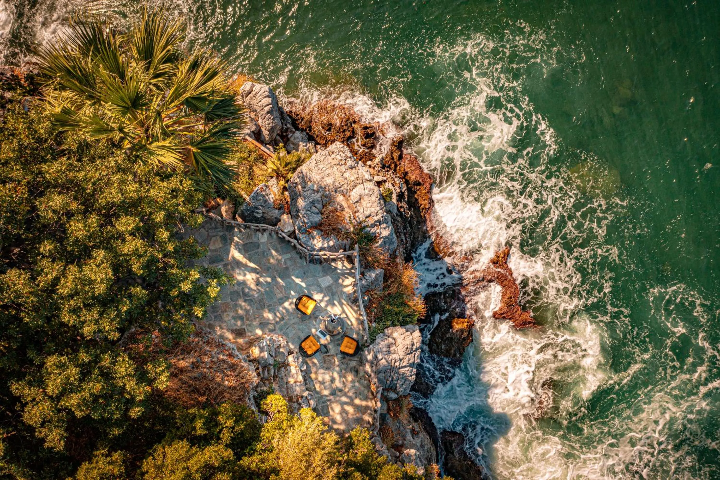 Bird's eye view in Cleopatra's Miramare