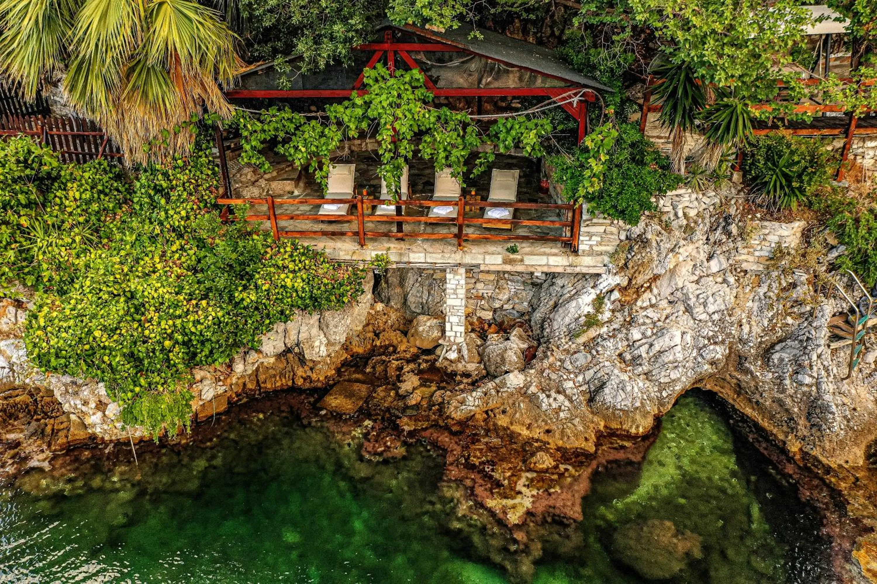 Bird's eye view in Cleopatra's Miramare