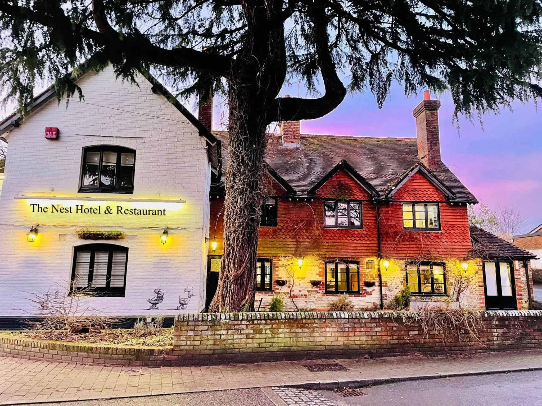 Property building in The Nest Hotel & Restaurant