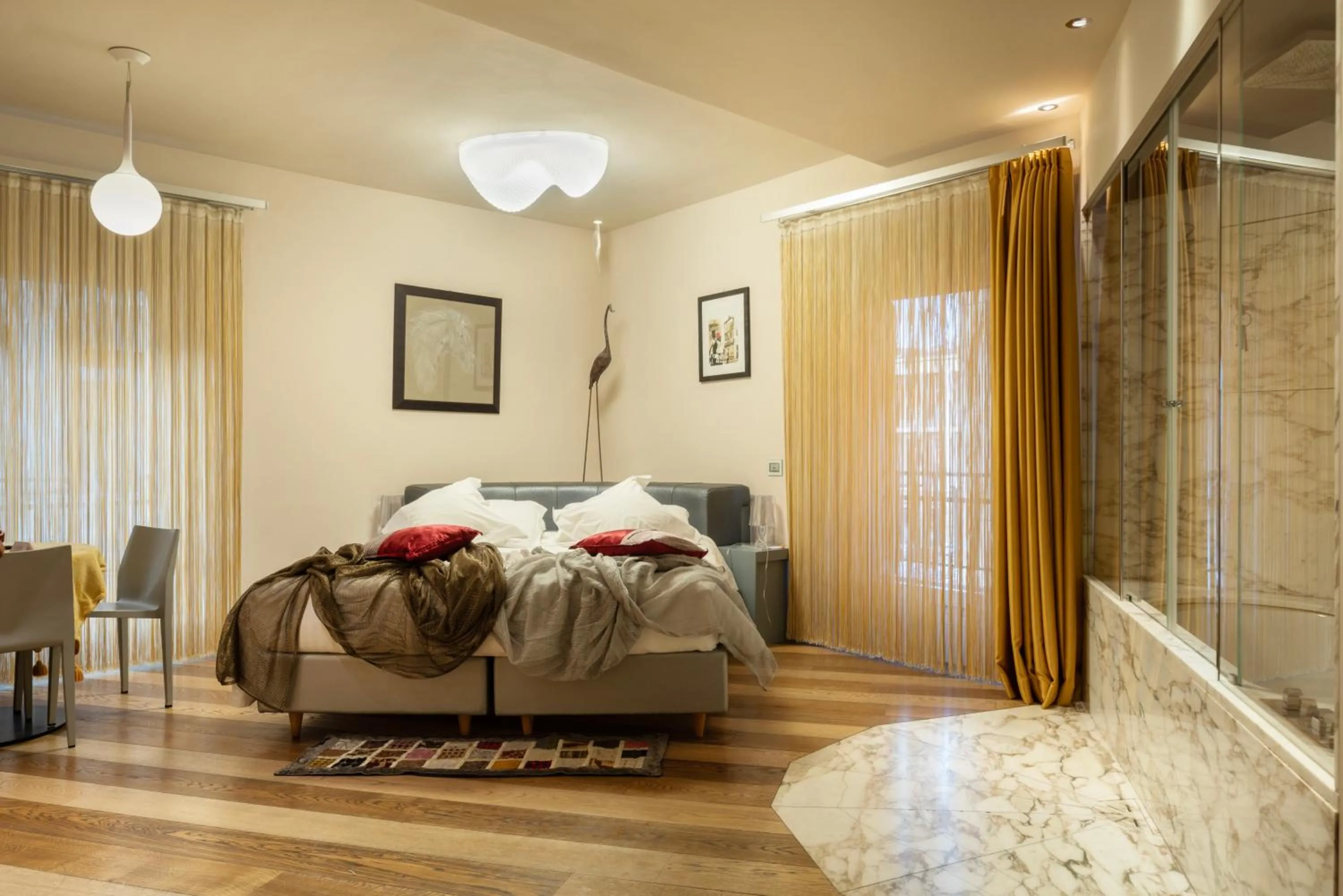 Bed in Art Hotel Orologio