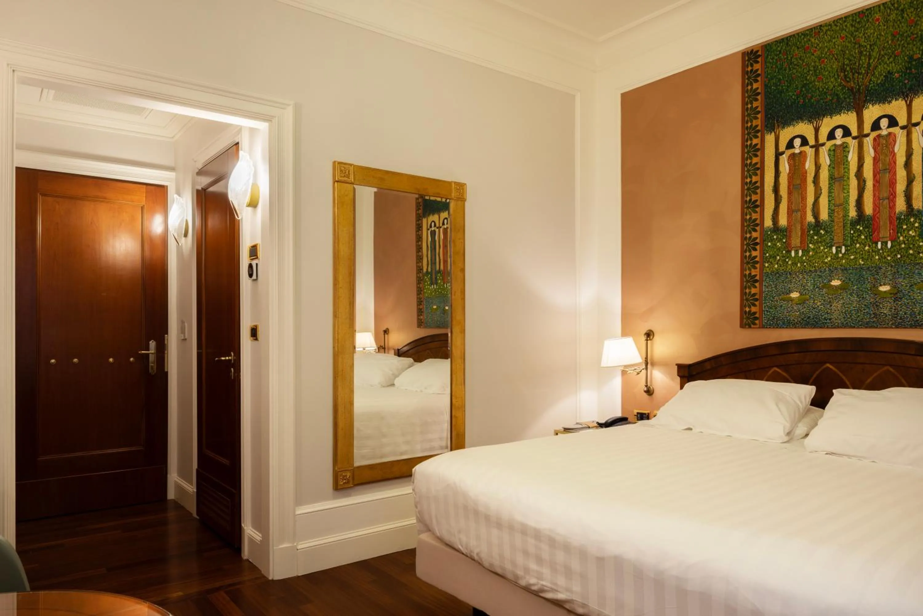 Bedroom, Bed in Art Hotel Orologio