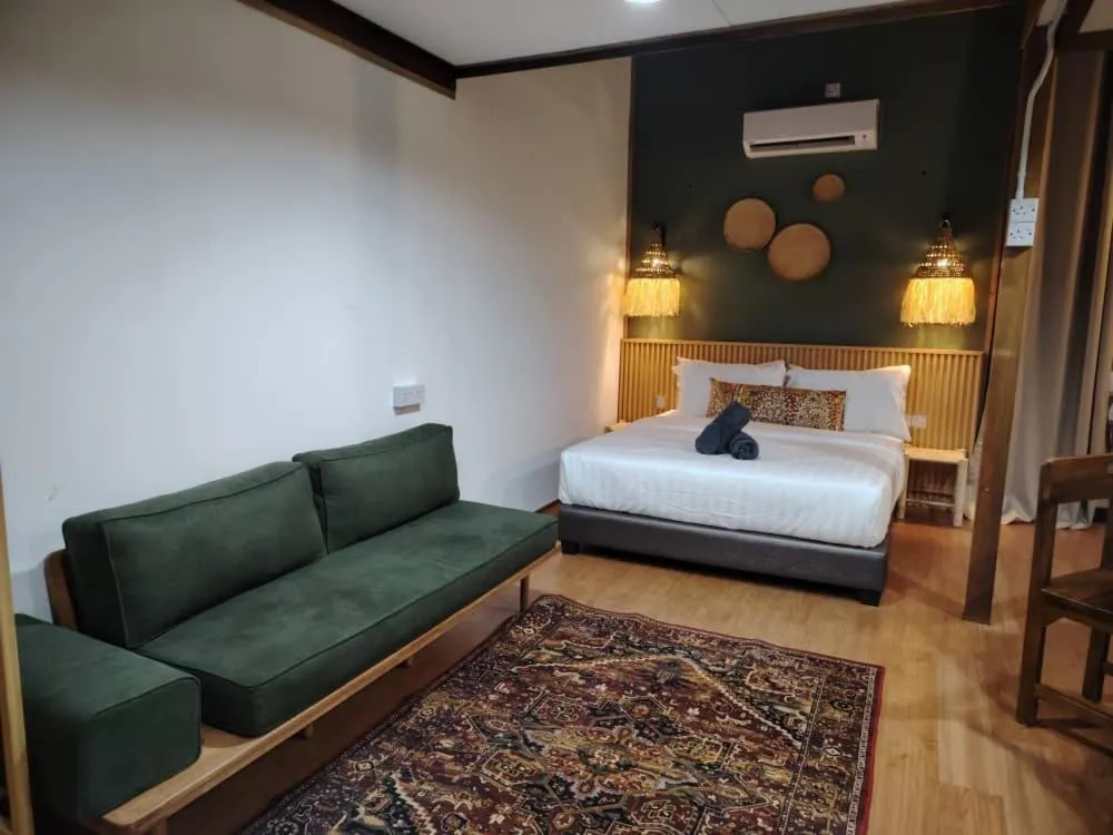 Bed in Api-api Eco Chalet