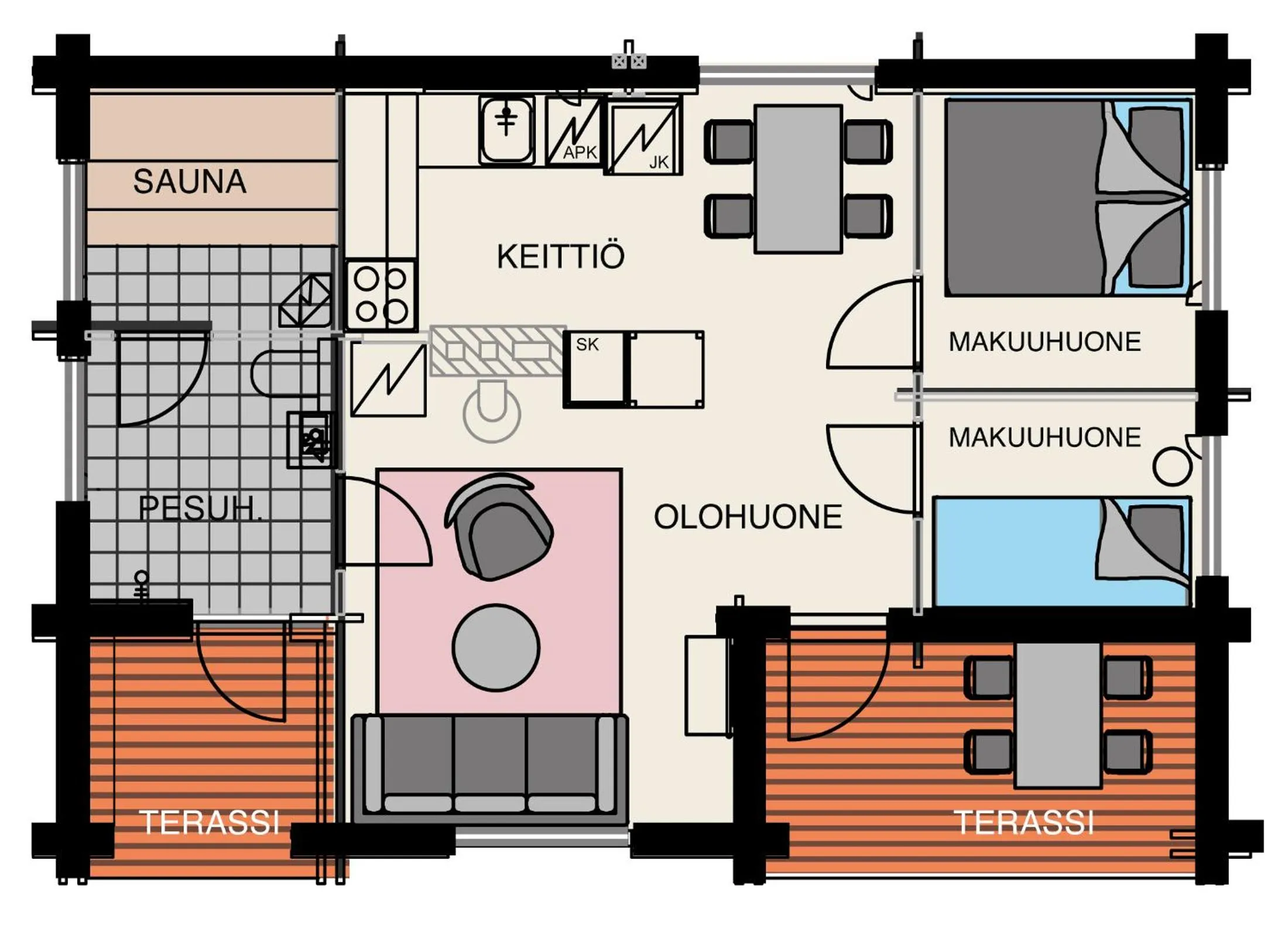 Floor plan in Break Sokos Hotel Tykkimäki Resort