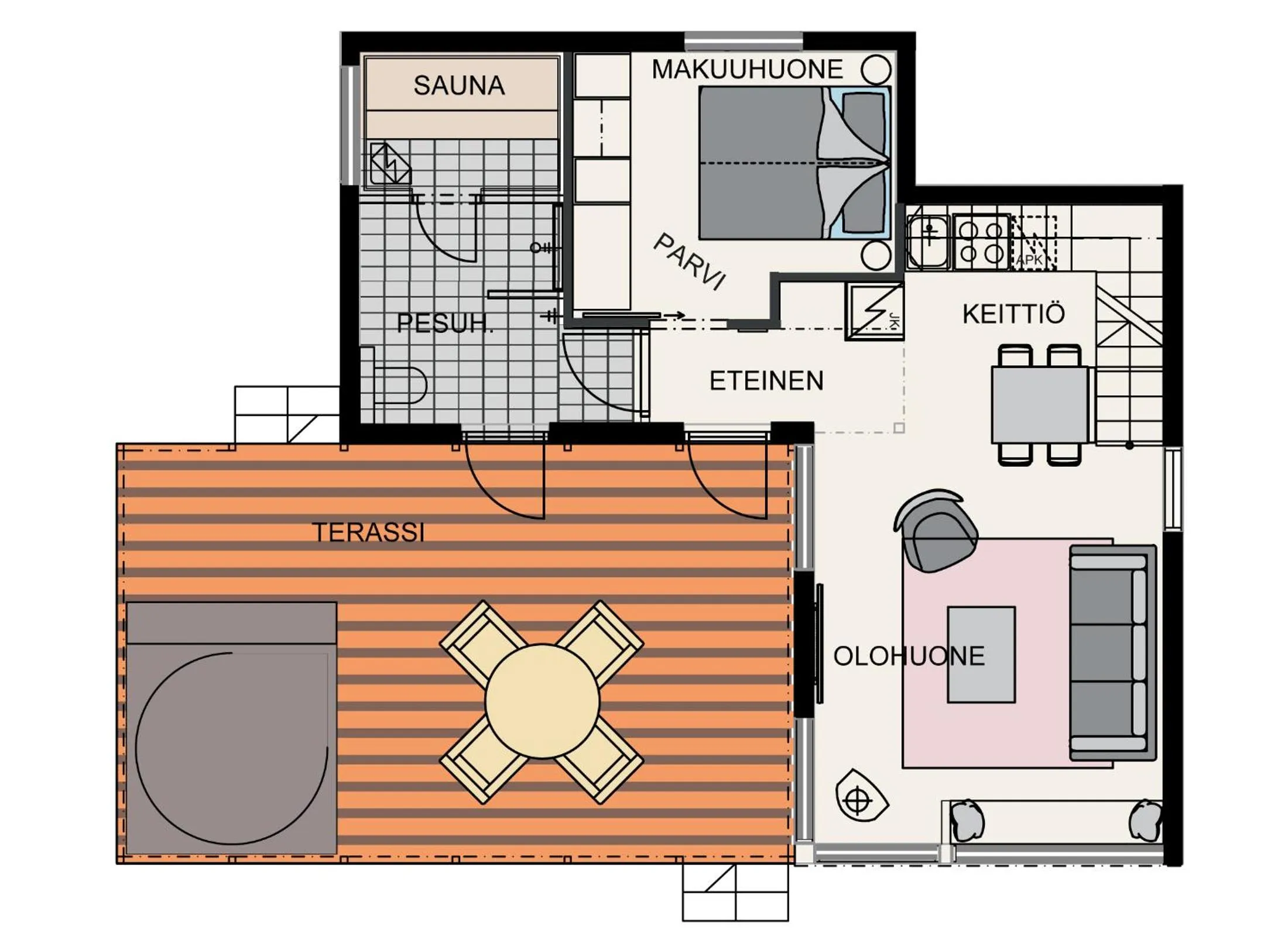 Floor plan in Break Sokos Hotel Tykkimäki Resort